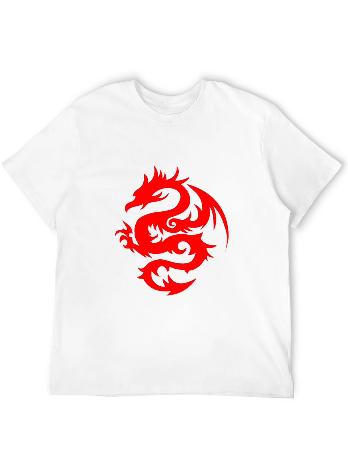 Red Dragon Graphic Black T-Shirt