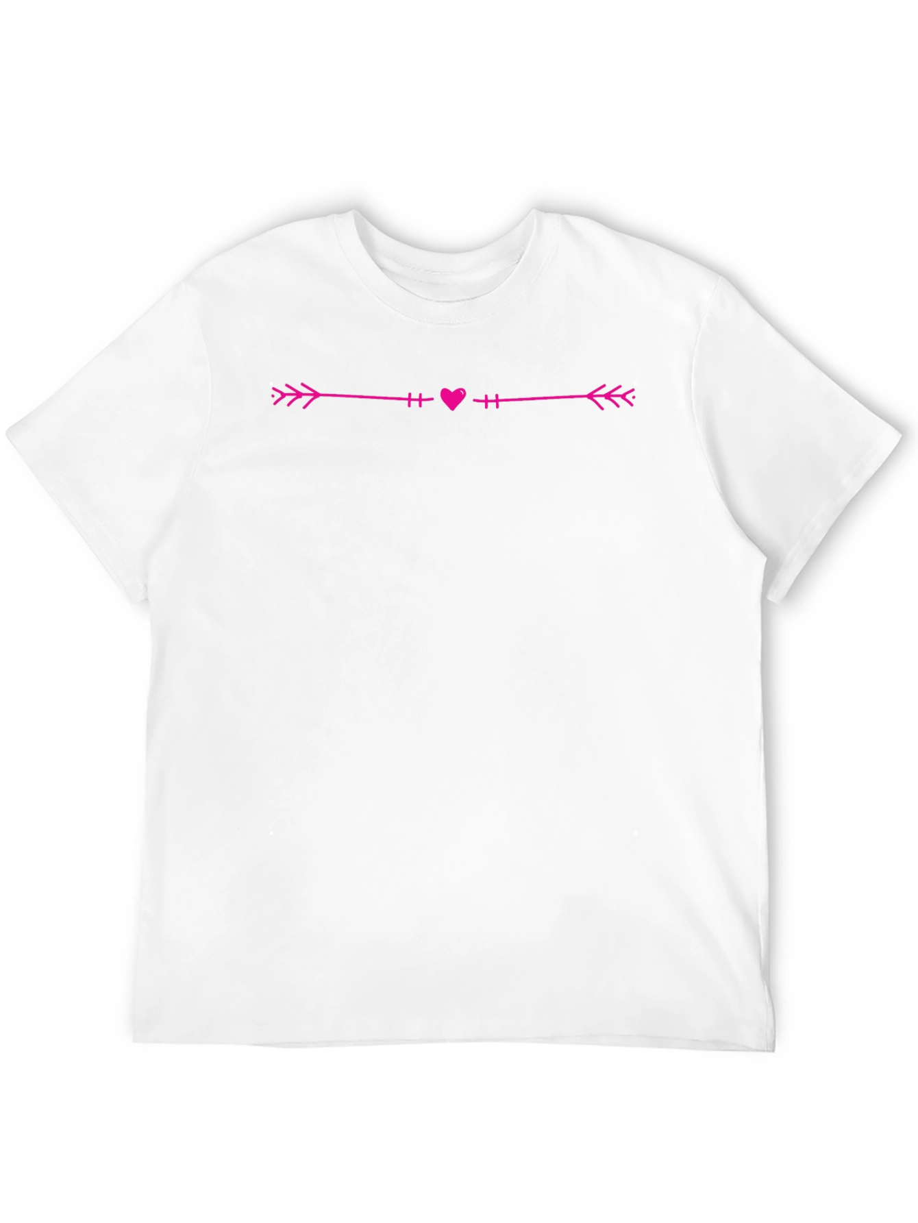 Heart Arrow Graphic Tee - Stylish Casual Top