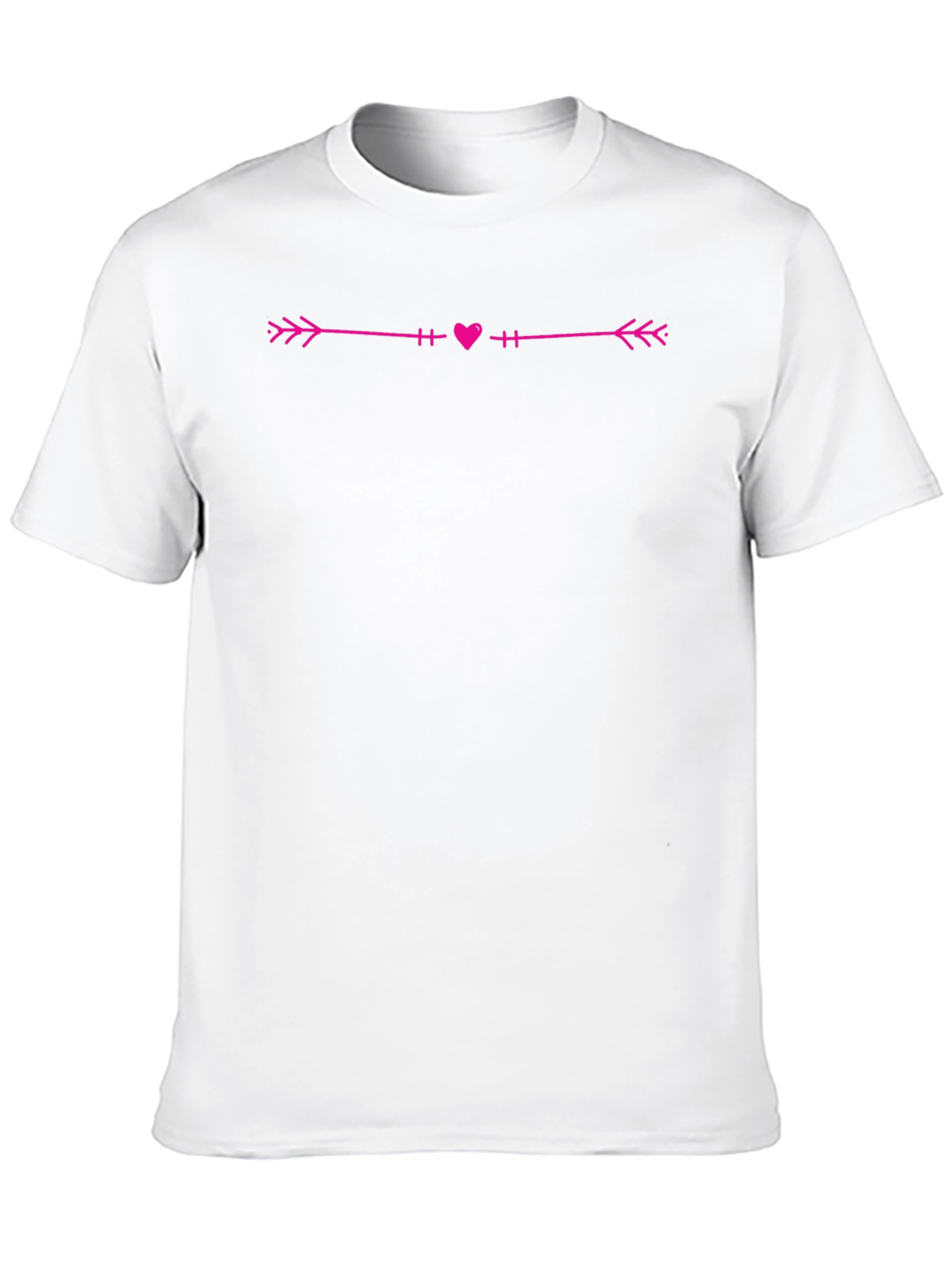 Heart Arrow Graphic Tee - Stylish Casual Top