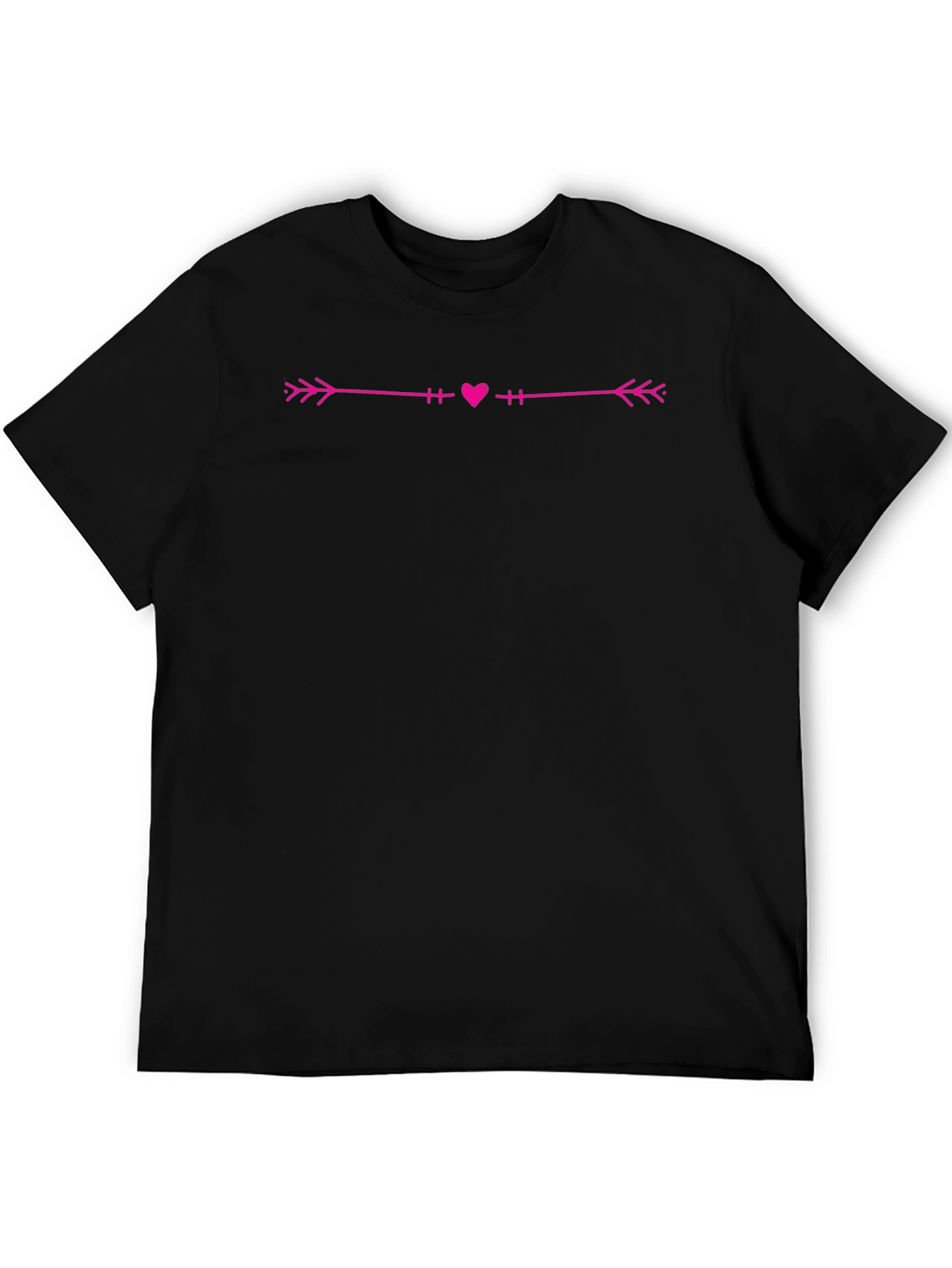 Heart Arrow Graphic Tee - Stylish Casual Top
