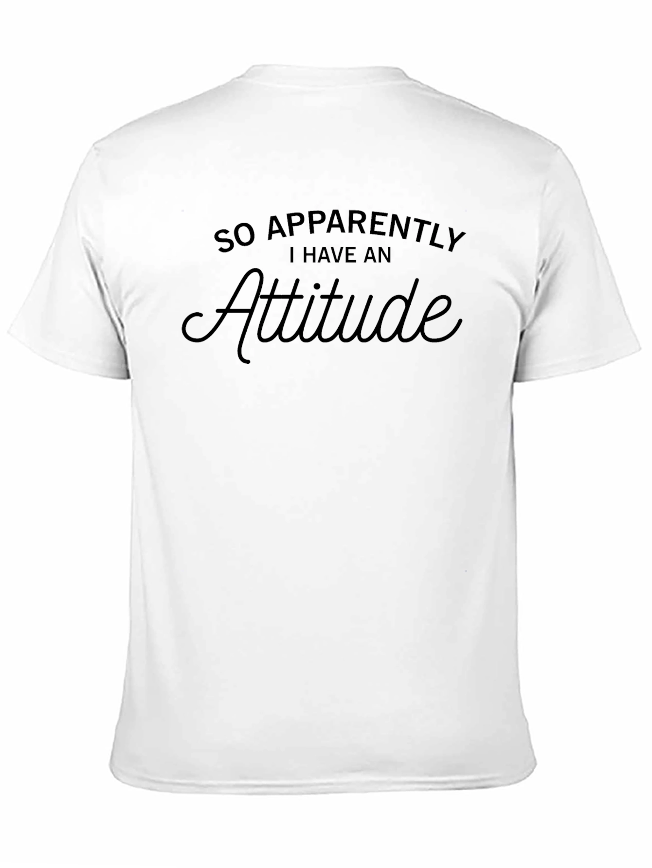 Attitude T-Shirt - Black Graphic Tee