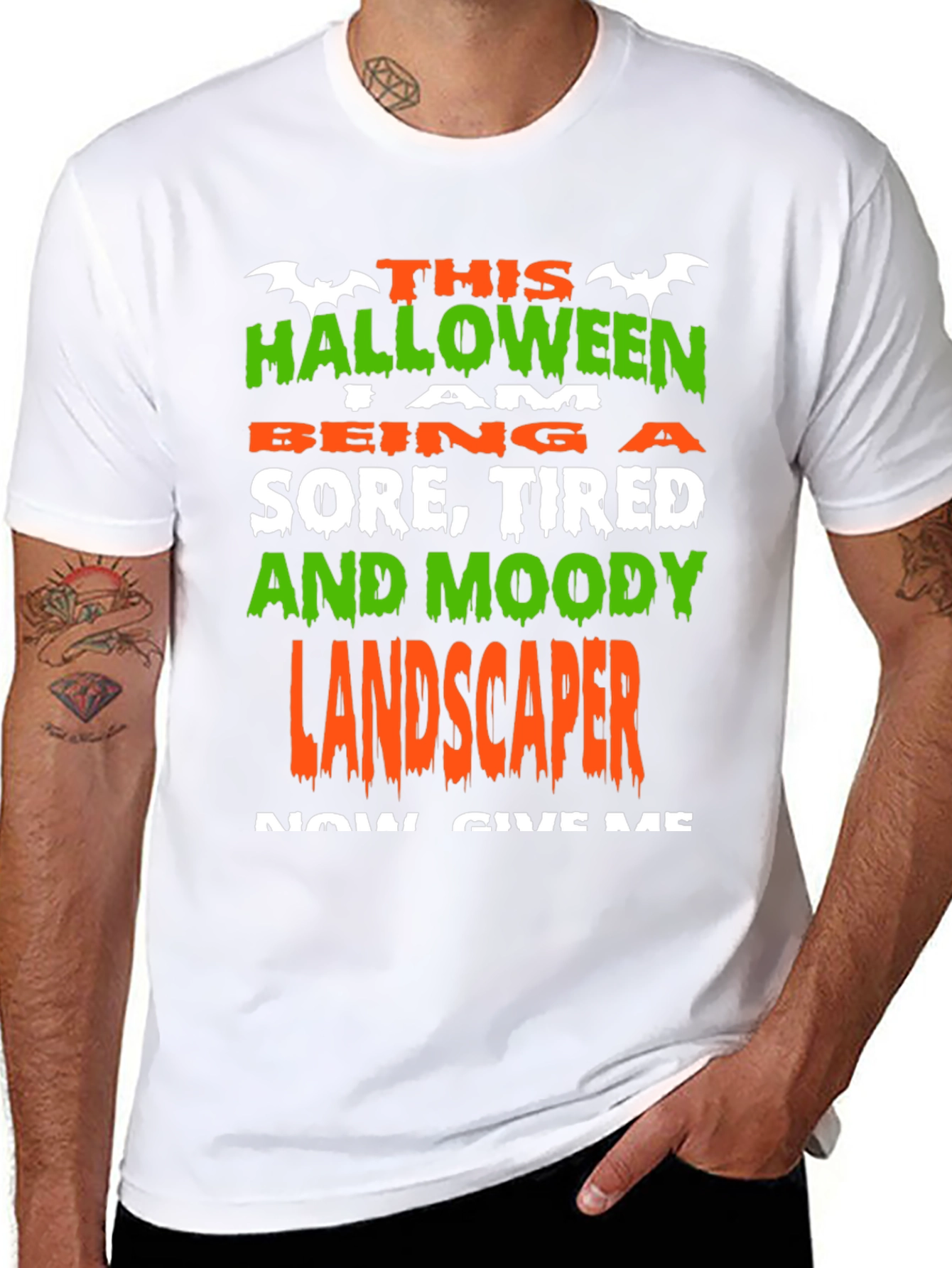 Funny Halloween Landscaper T-Shirt