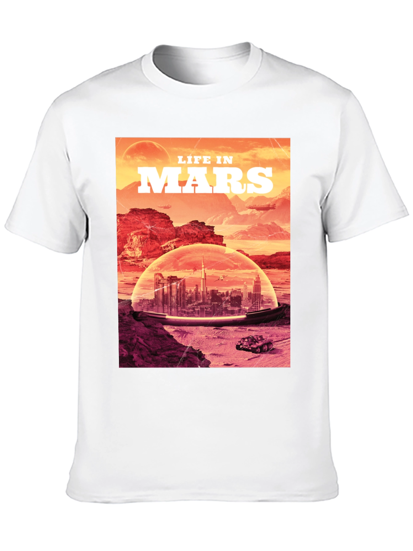 Life in Mars T-Shirt - Sci-Fi Graphic Tee