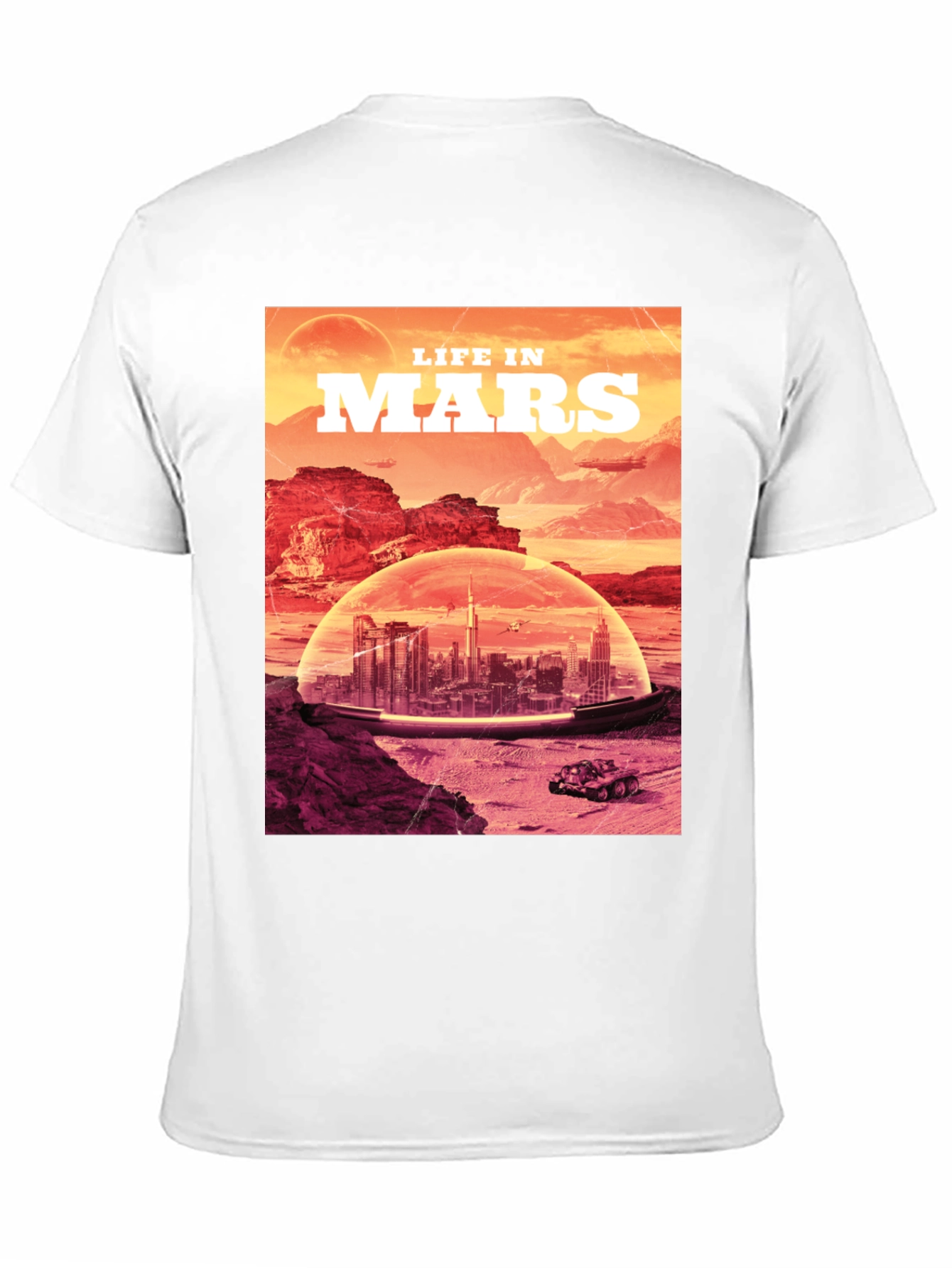 Life in Mars T-Shirt - Sci-Fi Graphic Tee