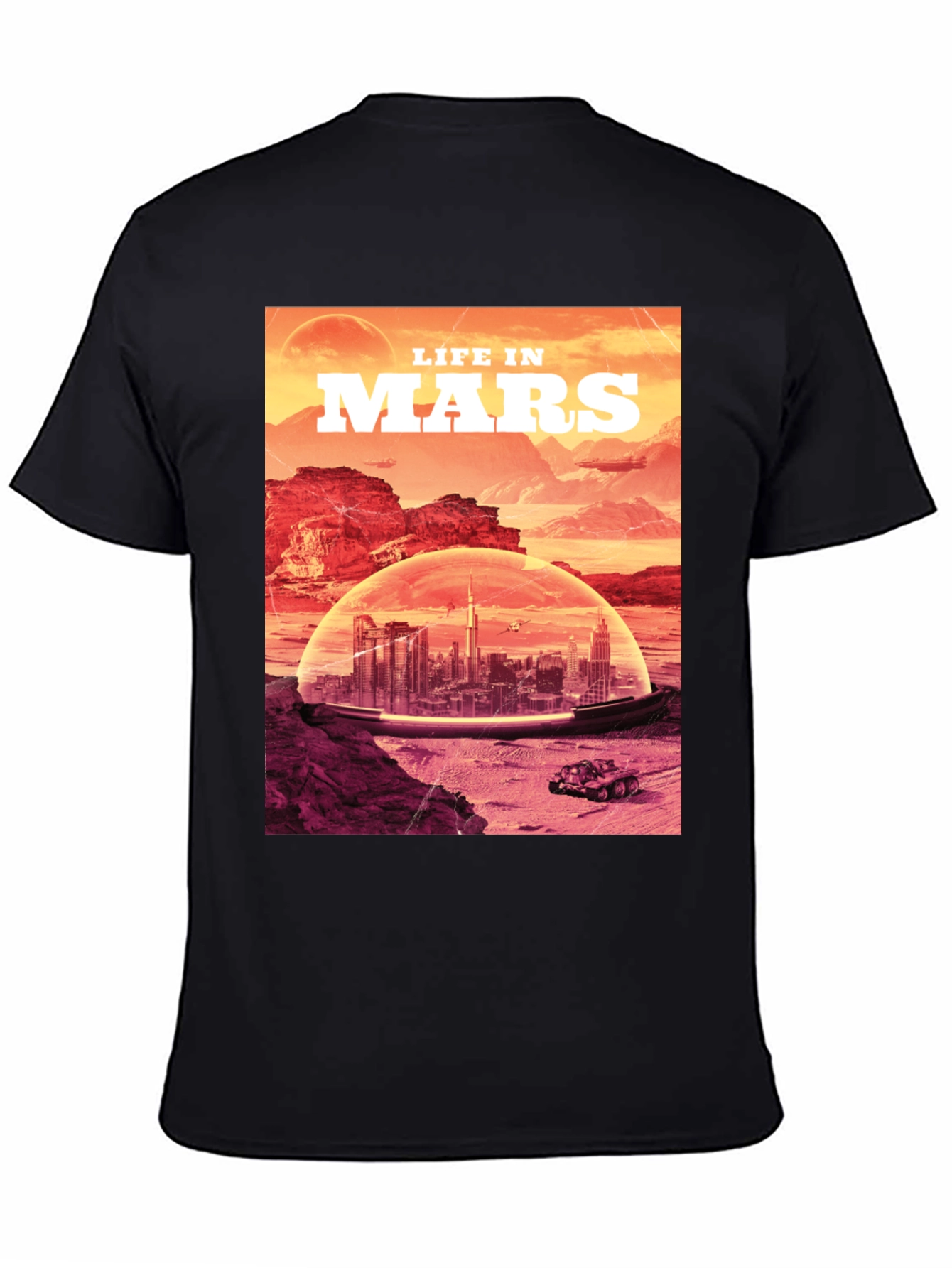 Life in Mars T-Shirt - Sci-Fi Graphic Tee