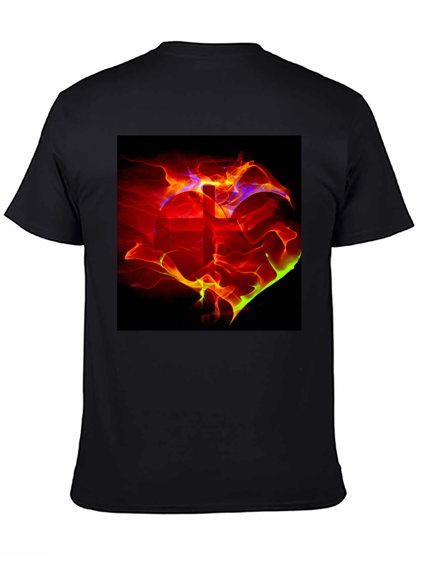 Fiery Cross Graphic Tee - Bold Christian Apparel