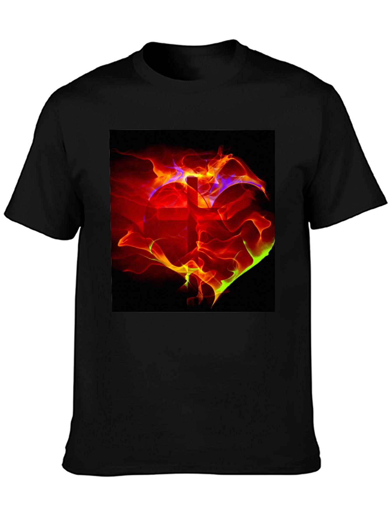 Fiery Cross Graphic Tee - Bold Christian Apparel