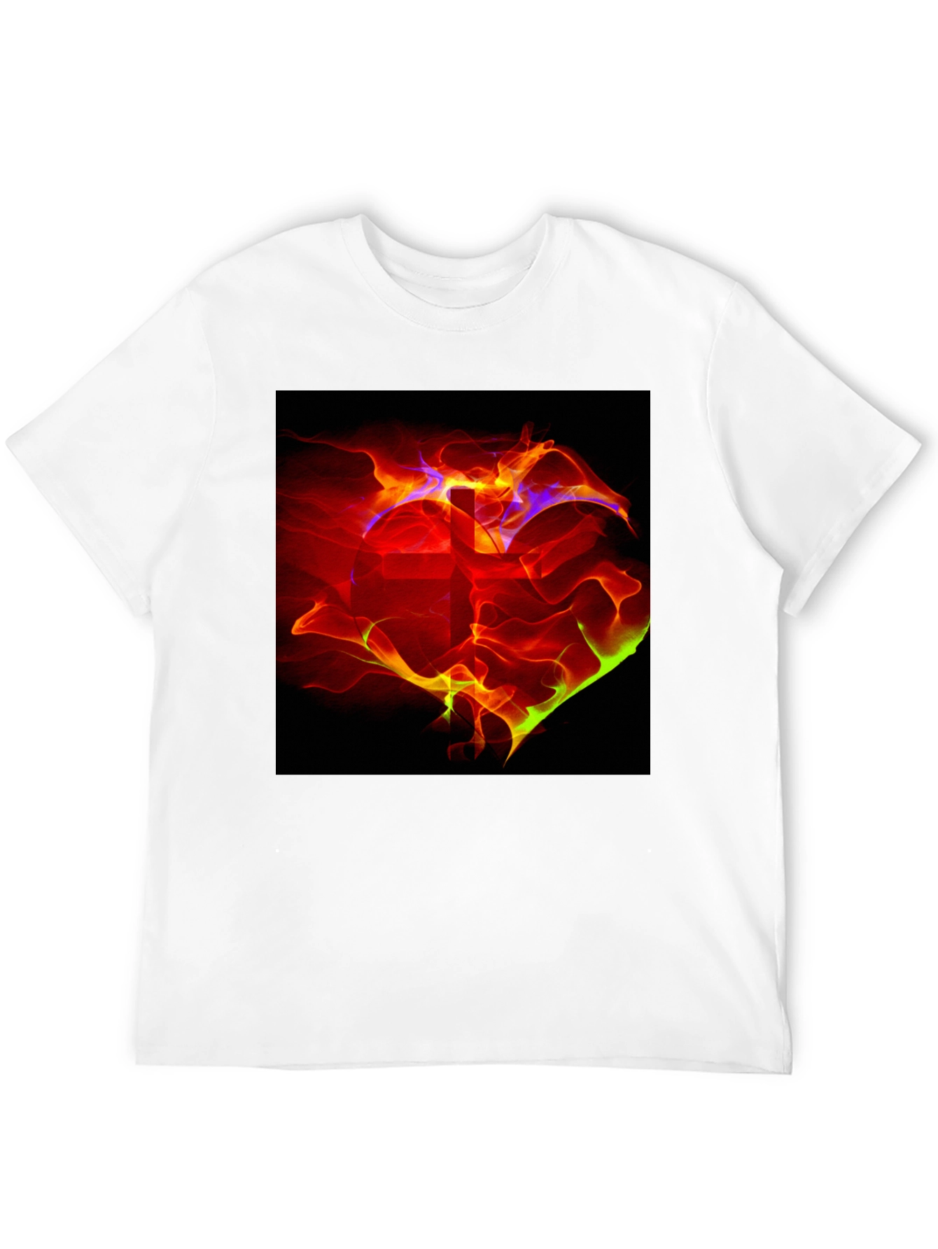 Fiery Cross Graphic Tee - Bold Christian Apparel