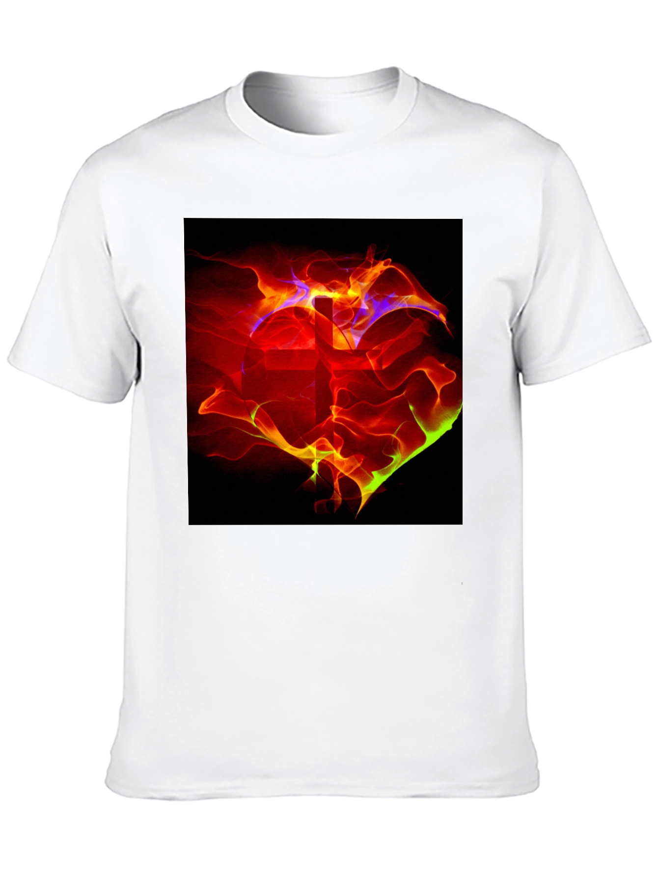 Fiery Cross Graphic Tee - Bold Christian Apparel