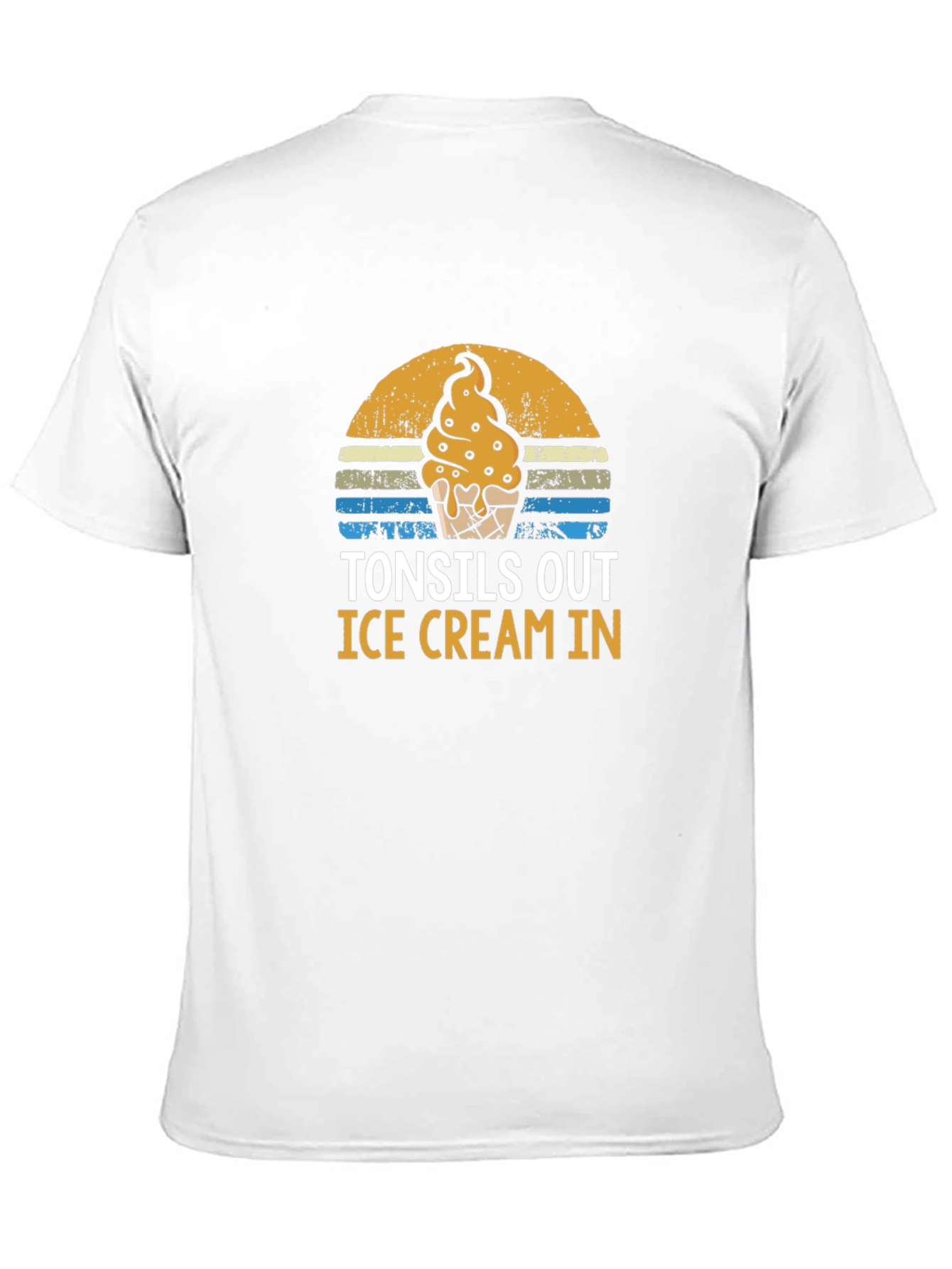 Tonsils Out Ice Cream In Graphic Tee