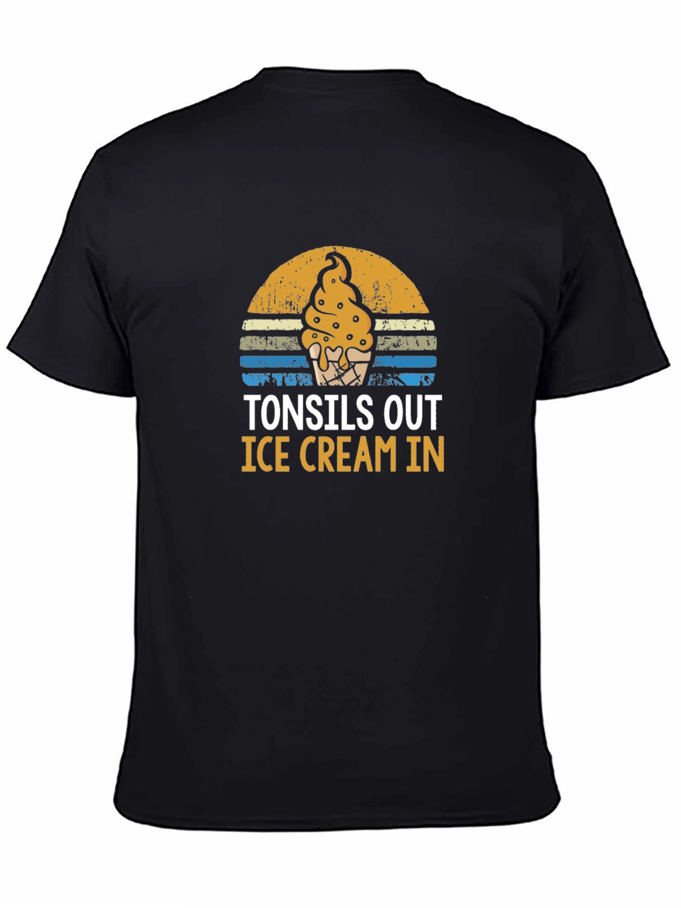 Tonsils Out Ice Cream In Graphic Tee