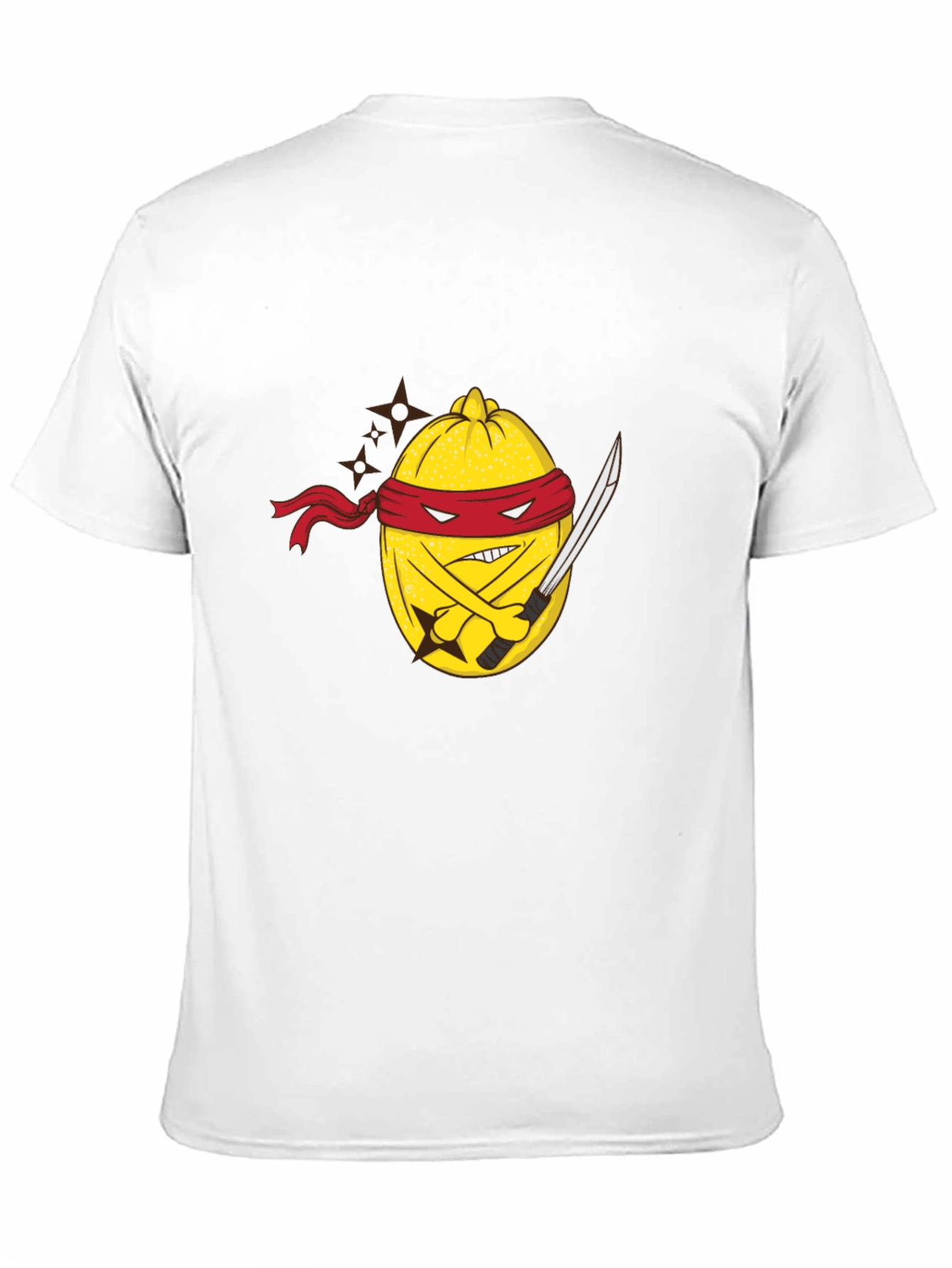 Ninja Lemon Graphic Tee - Black Cotton Blend