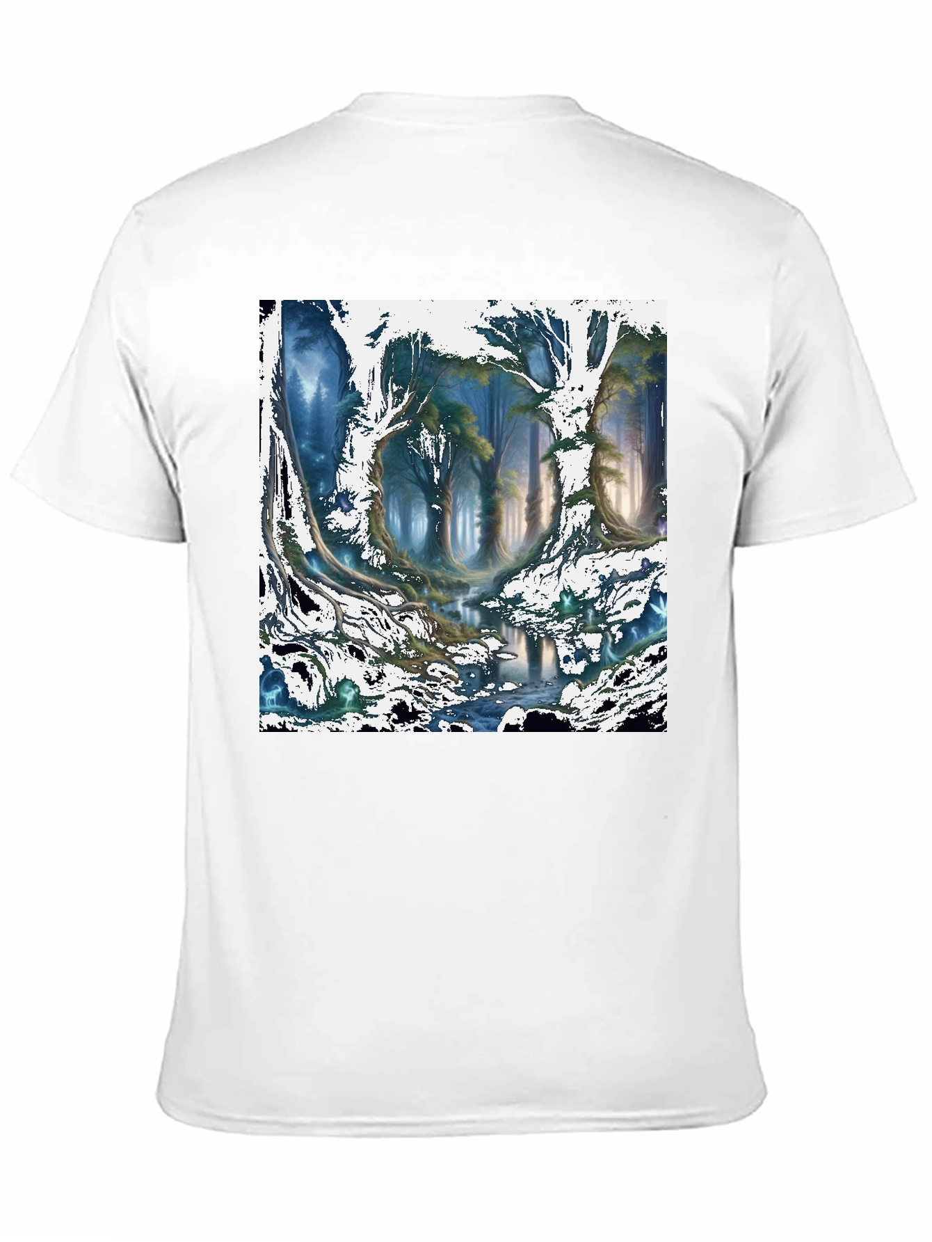 Enchanted Forest Graphic Tee - Nature Inspired Design