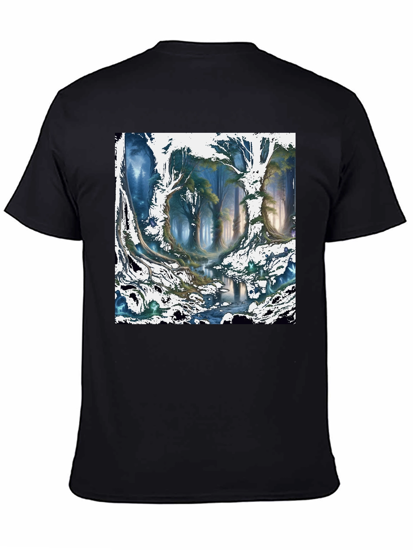 Enchanted Forest Graphic Tee - Nature Inspired Design