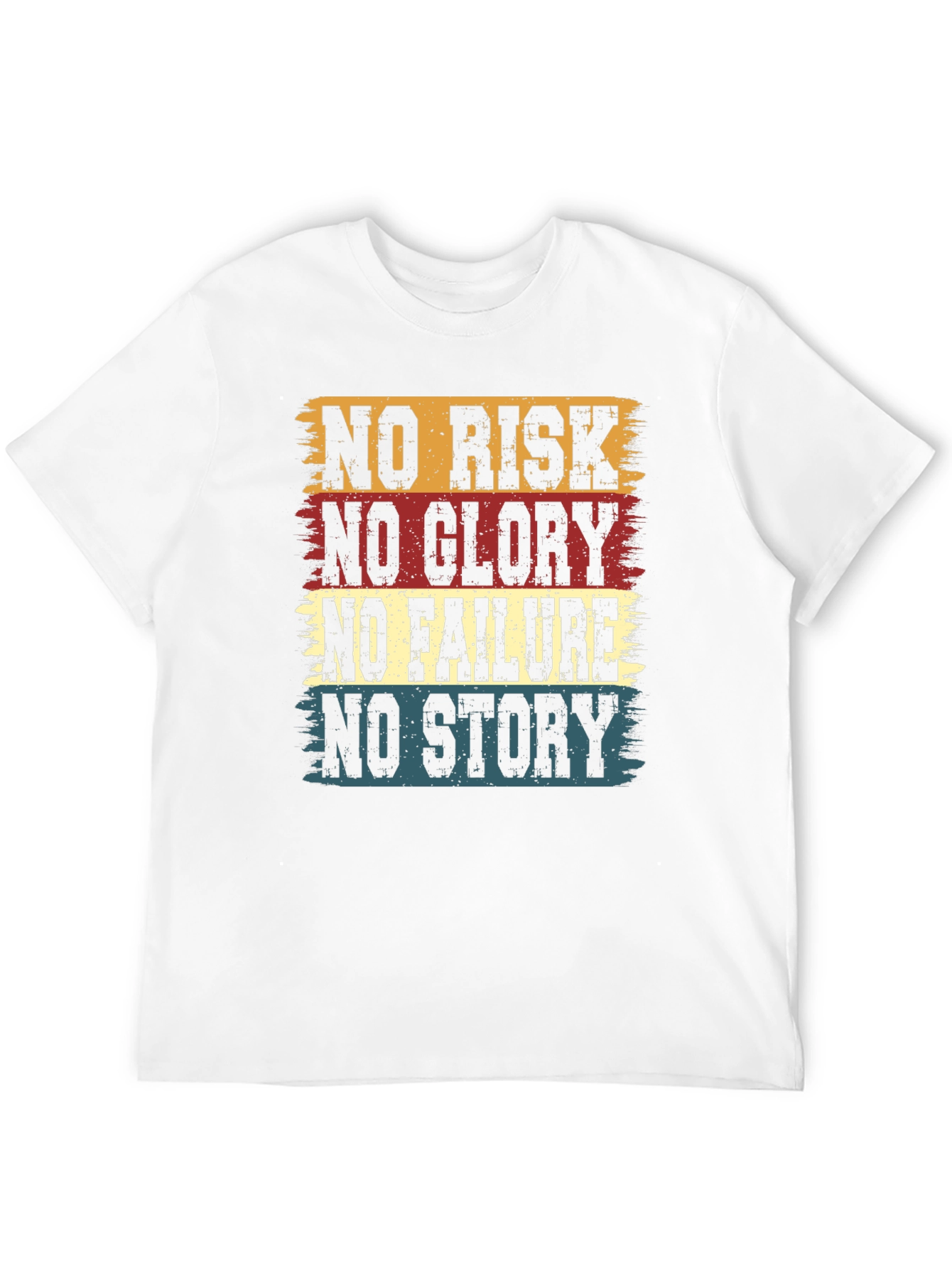 No Risk No Glory Mens Graphic Tee