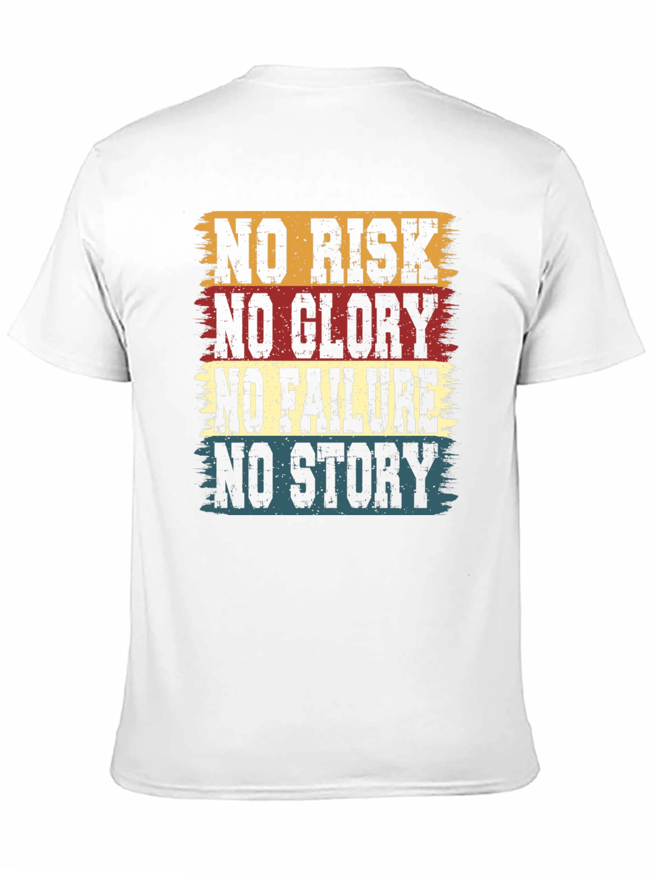 No Risk No Glory Mens Graphic Tee