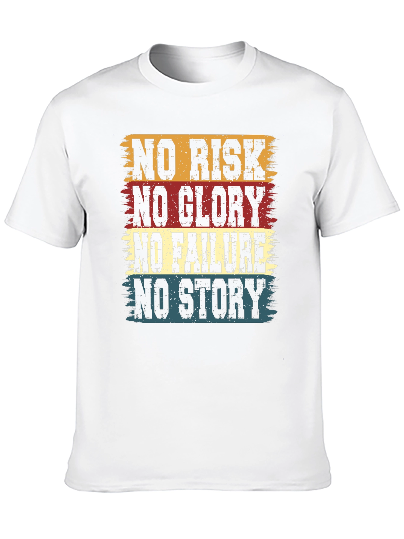 No Risk No Glory Mens Graphic Tee