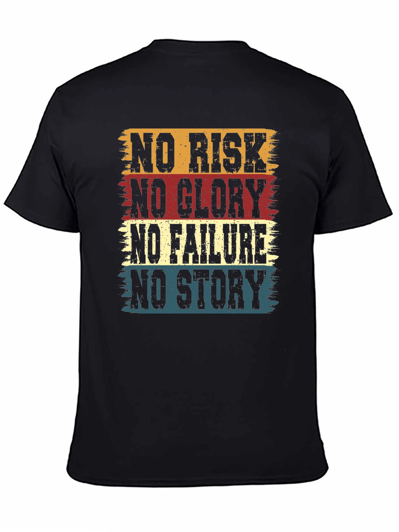 No Risk No Glory Mens Graphic Tee