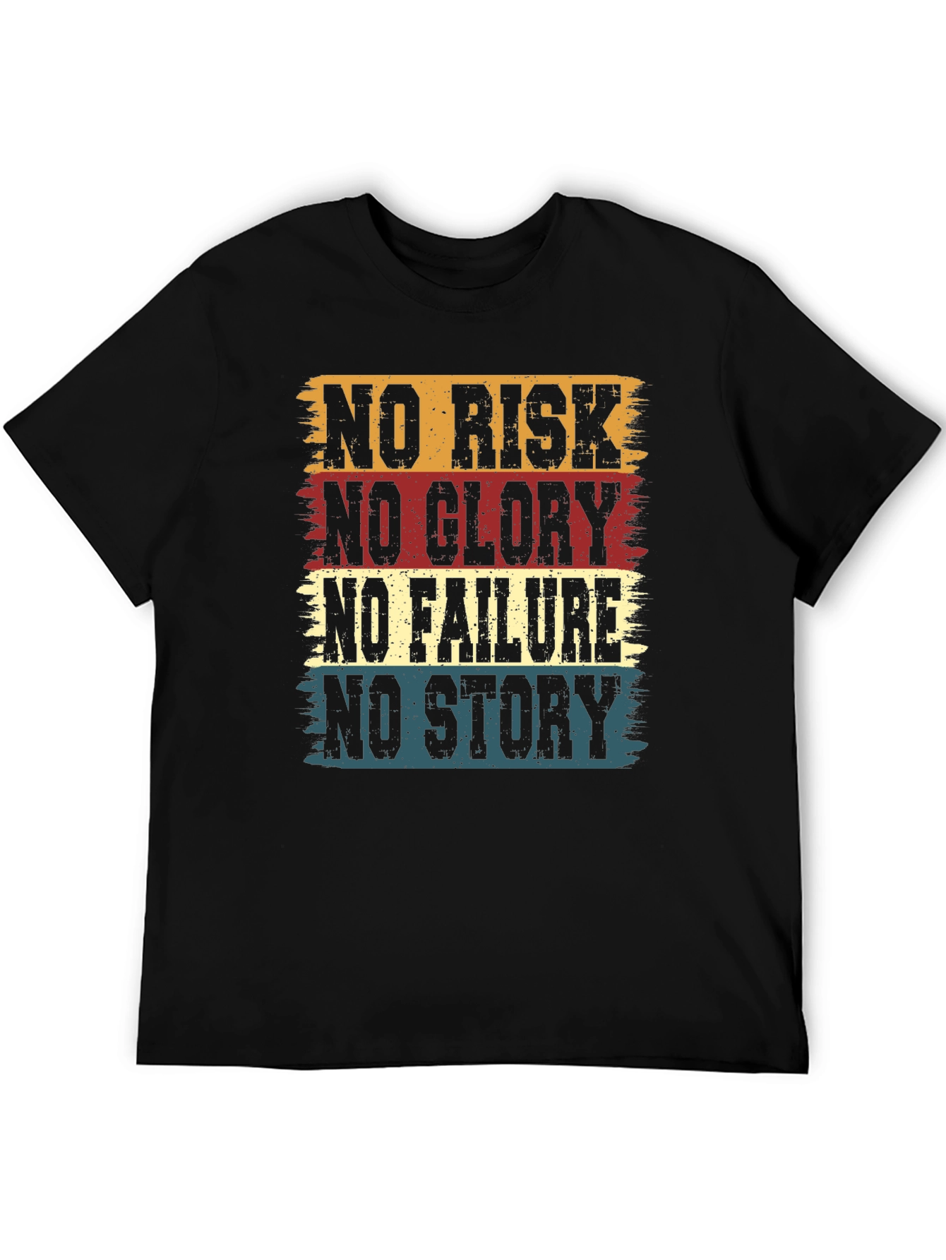 No Risk No Glory Mens Graphic Tee