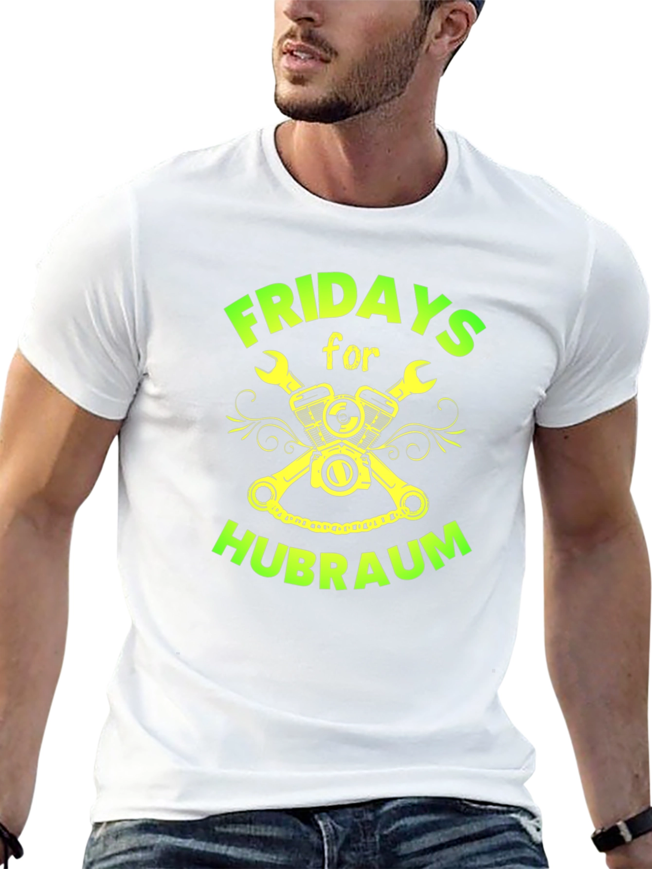 Fridays for Hubraum Black Graphic Tee