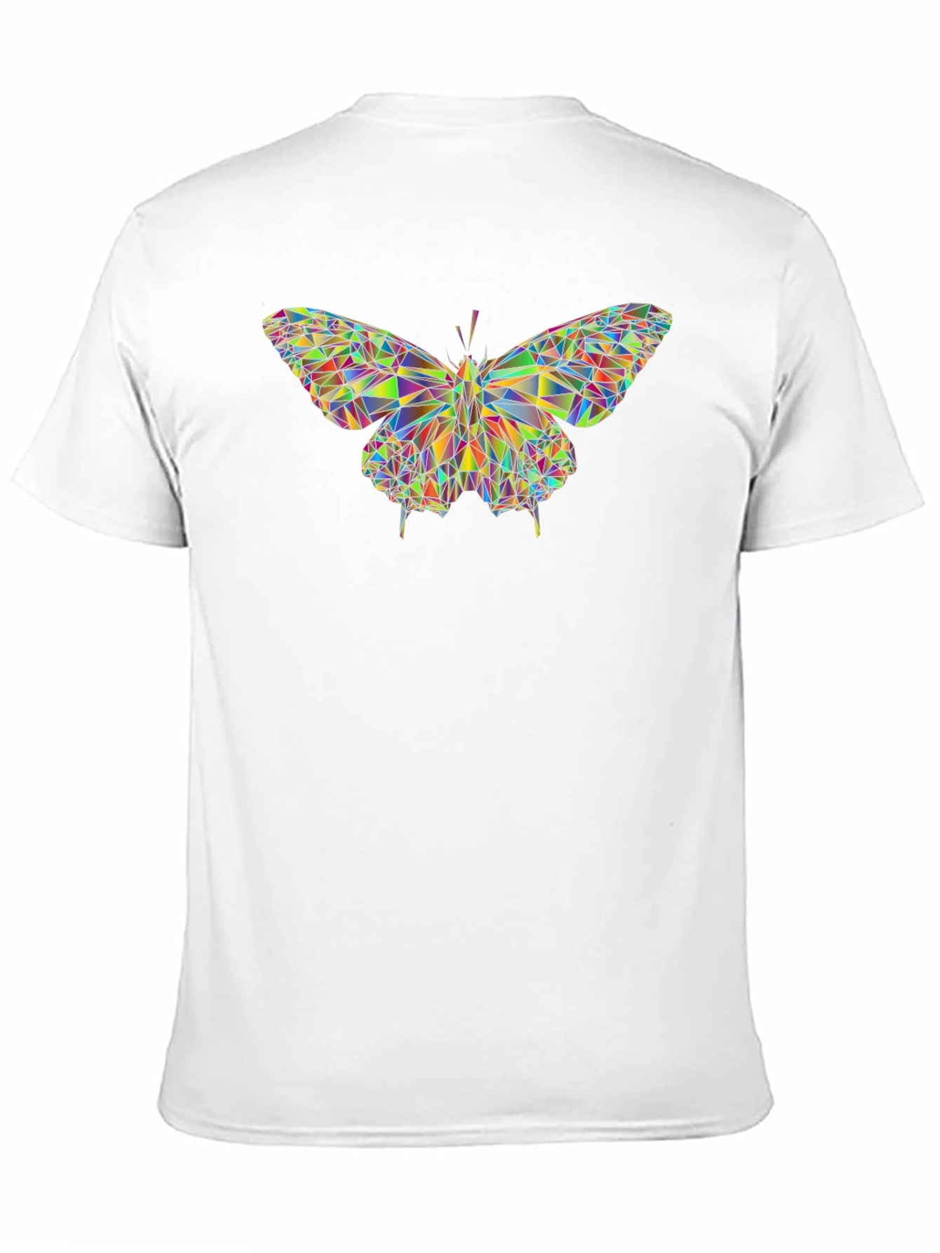 Prismatic Butterfly Black T-Shirt