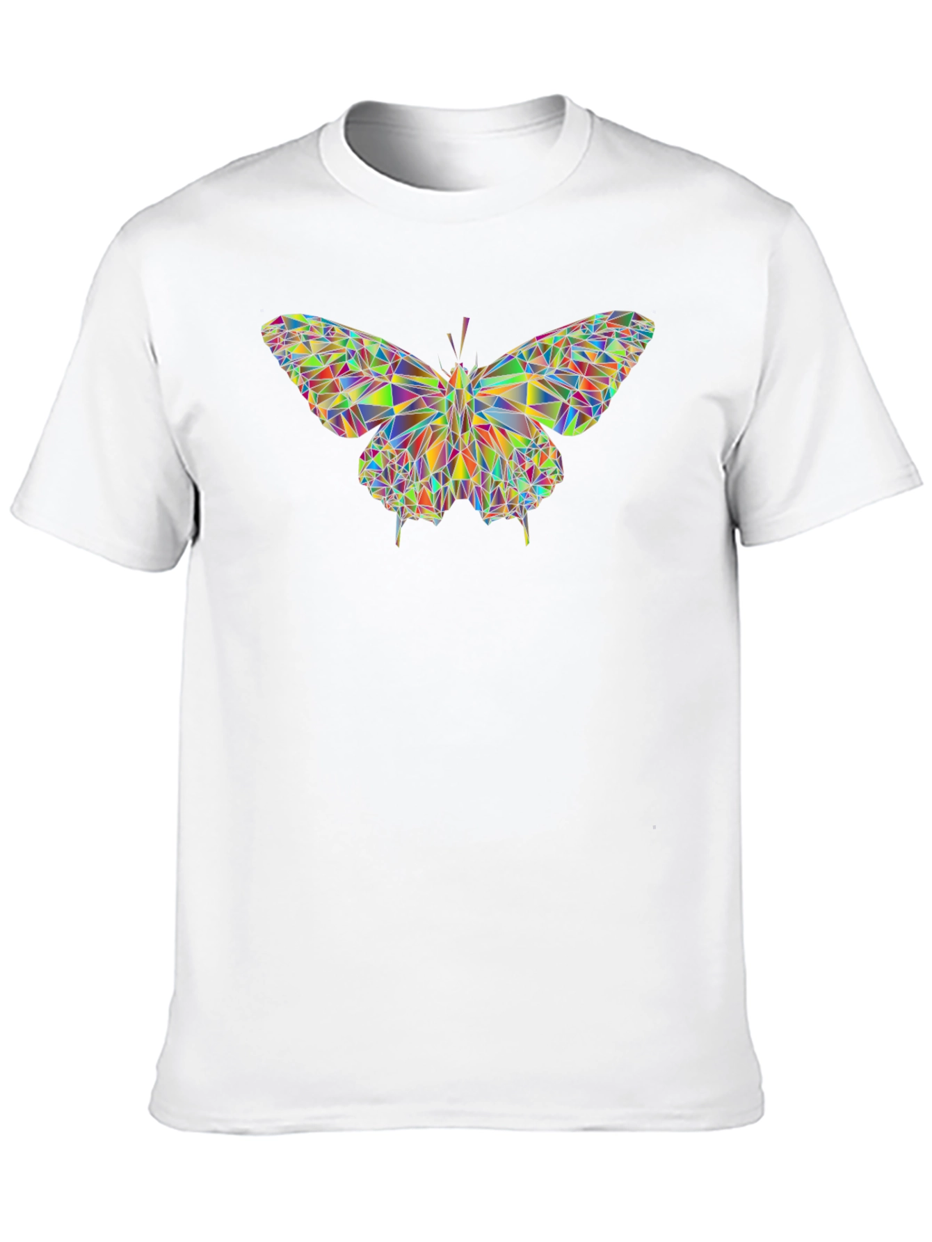Prismatic Butterfly Black T-Shirt