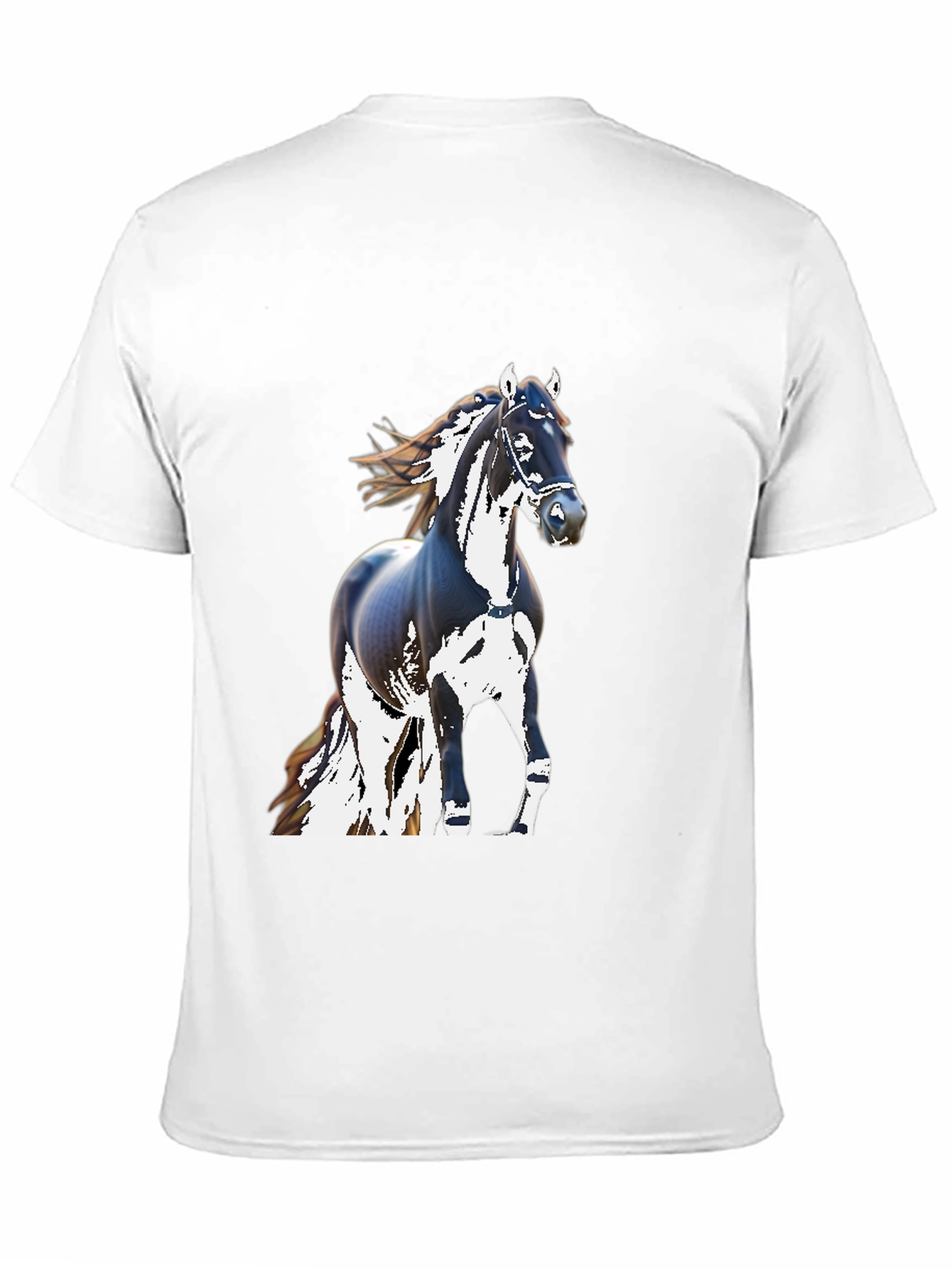 Black Horse Graphic T-Shirt