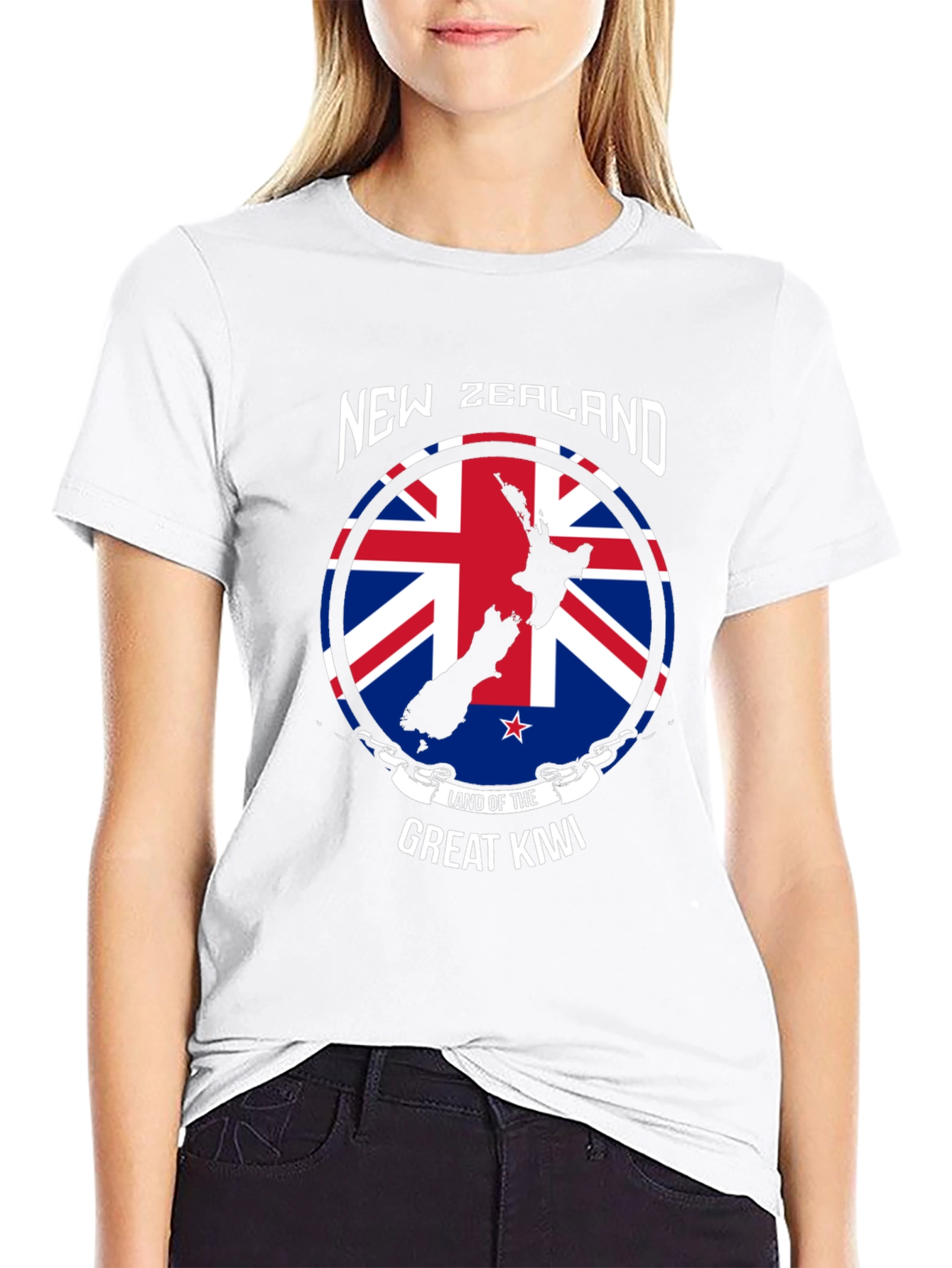 New Zealand Kiwi Land T-Shirt - Union Jack