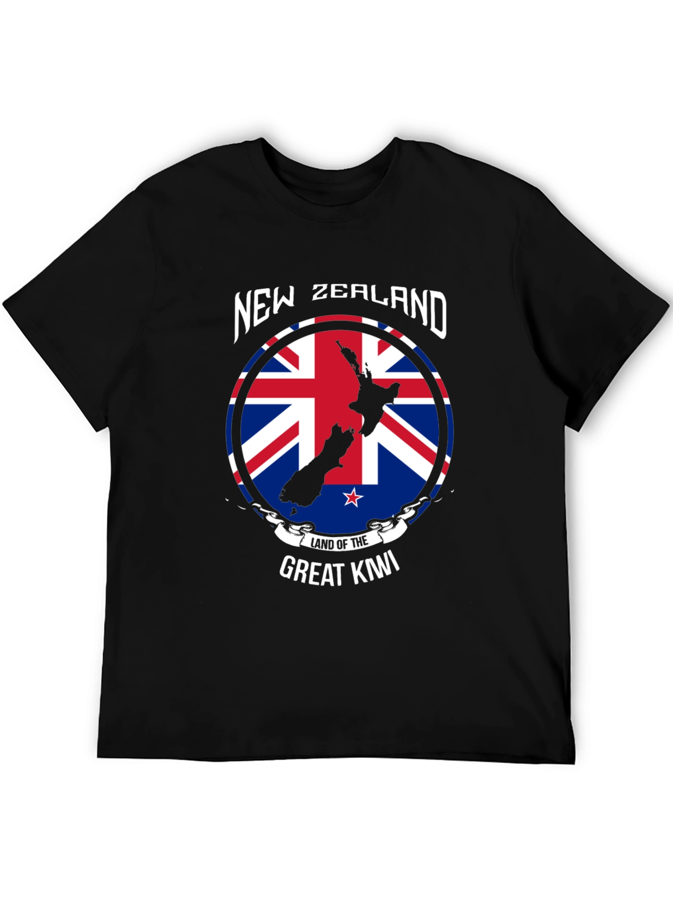 New Zealand Kiwi Land T-Shirt - Union Jack