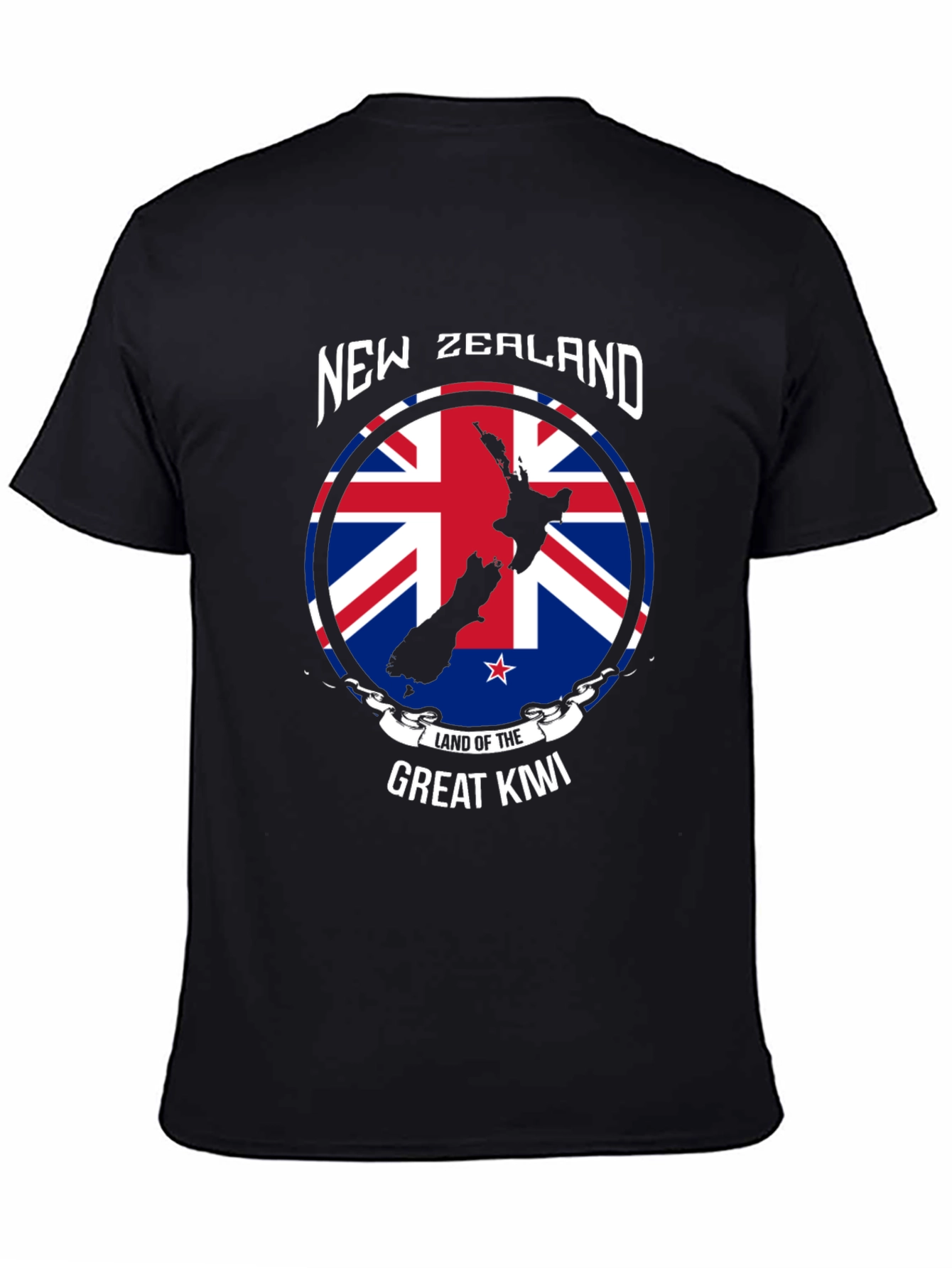 New Zealand Kiwi Land T-Shirt - Union Jack