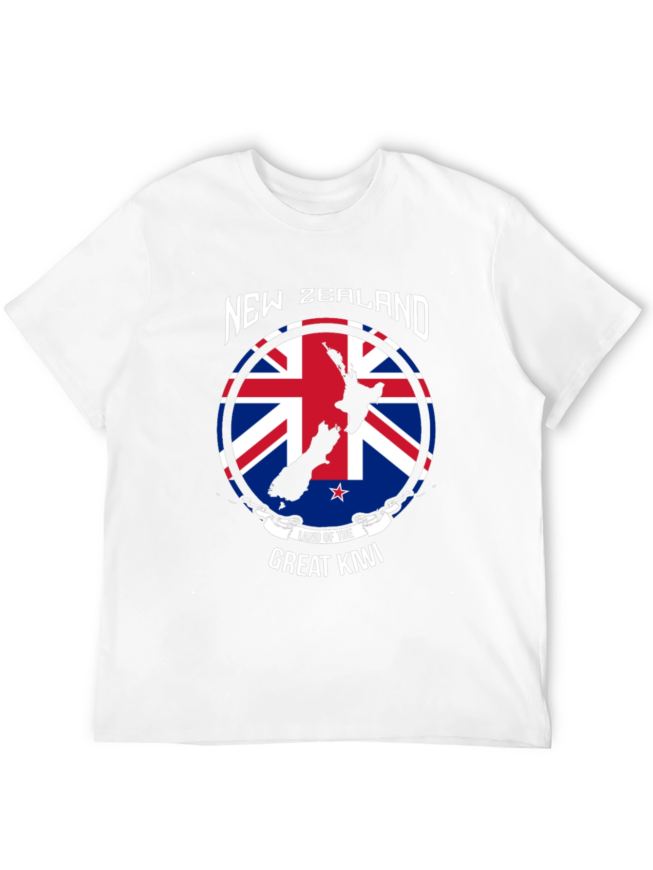 New Zealand Kiwi Land T-Shirt - Union Jack