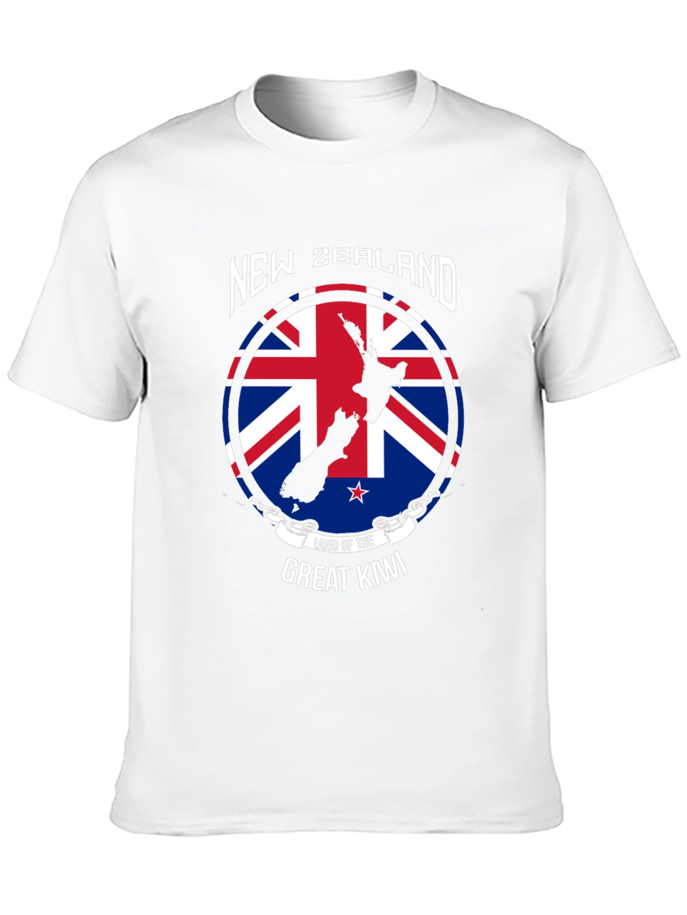 New Zealand Kiwi Land T-Shirt - Union Jack