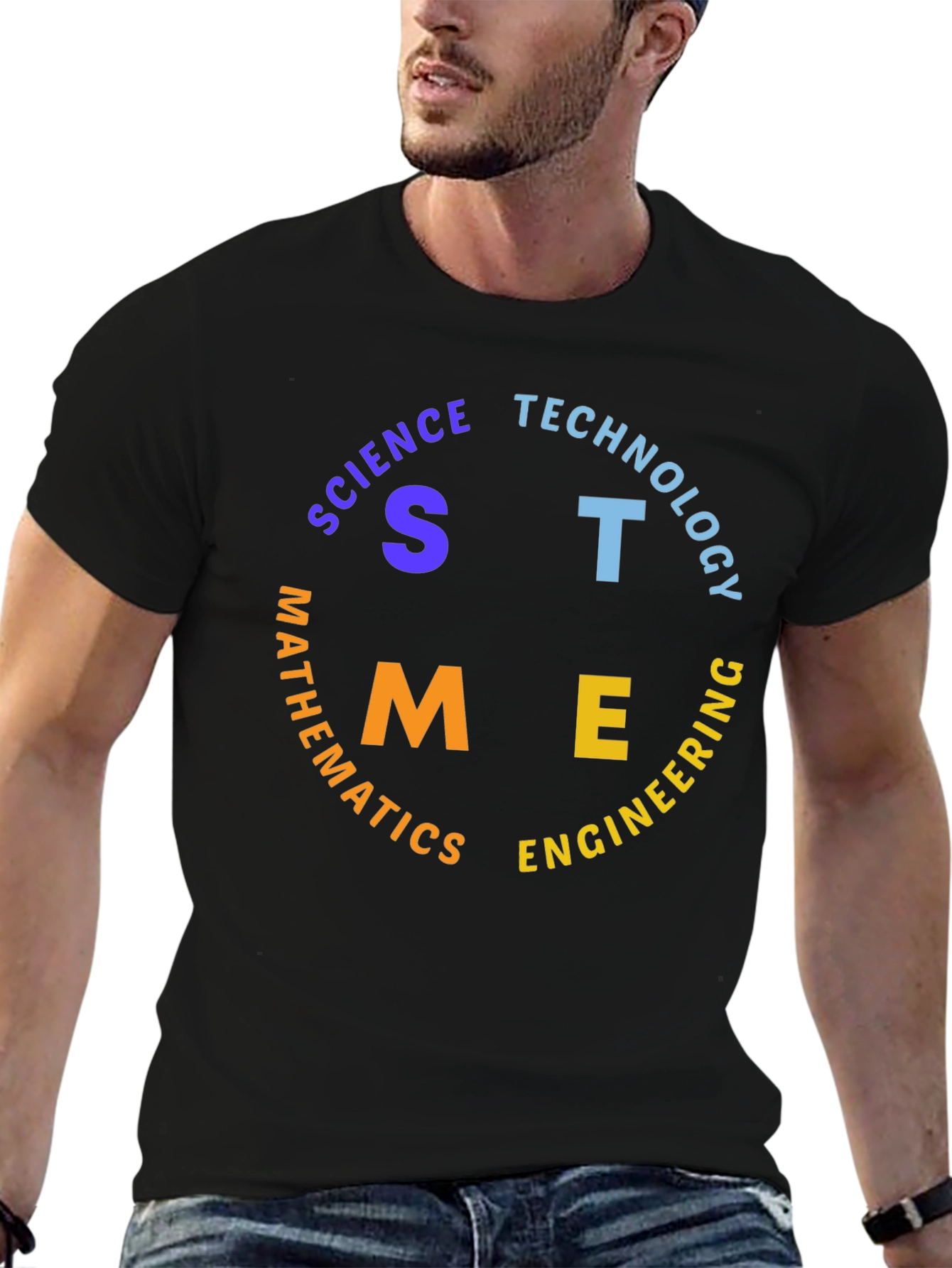 STEM Graphic T-Shirt - Science Tech Engineering Math Tee