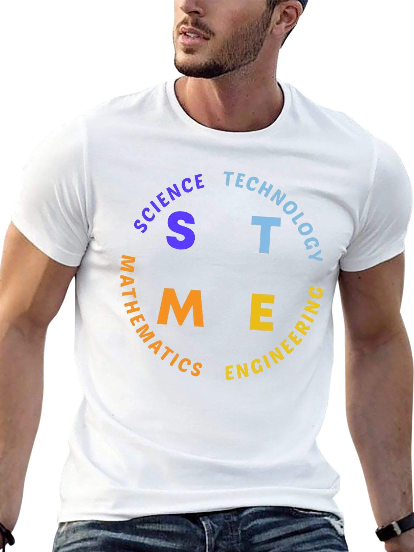 STEM Graphic T-Shirt - Science Tech Engineering Math Tee