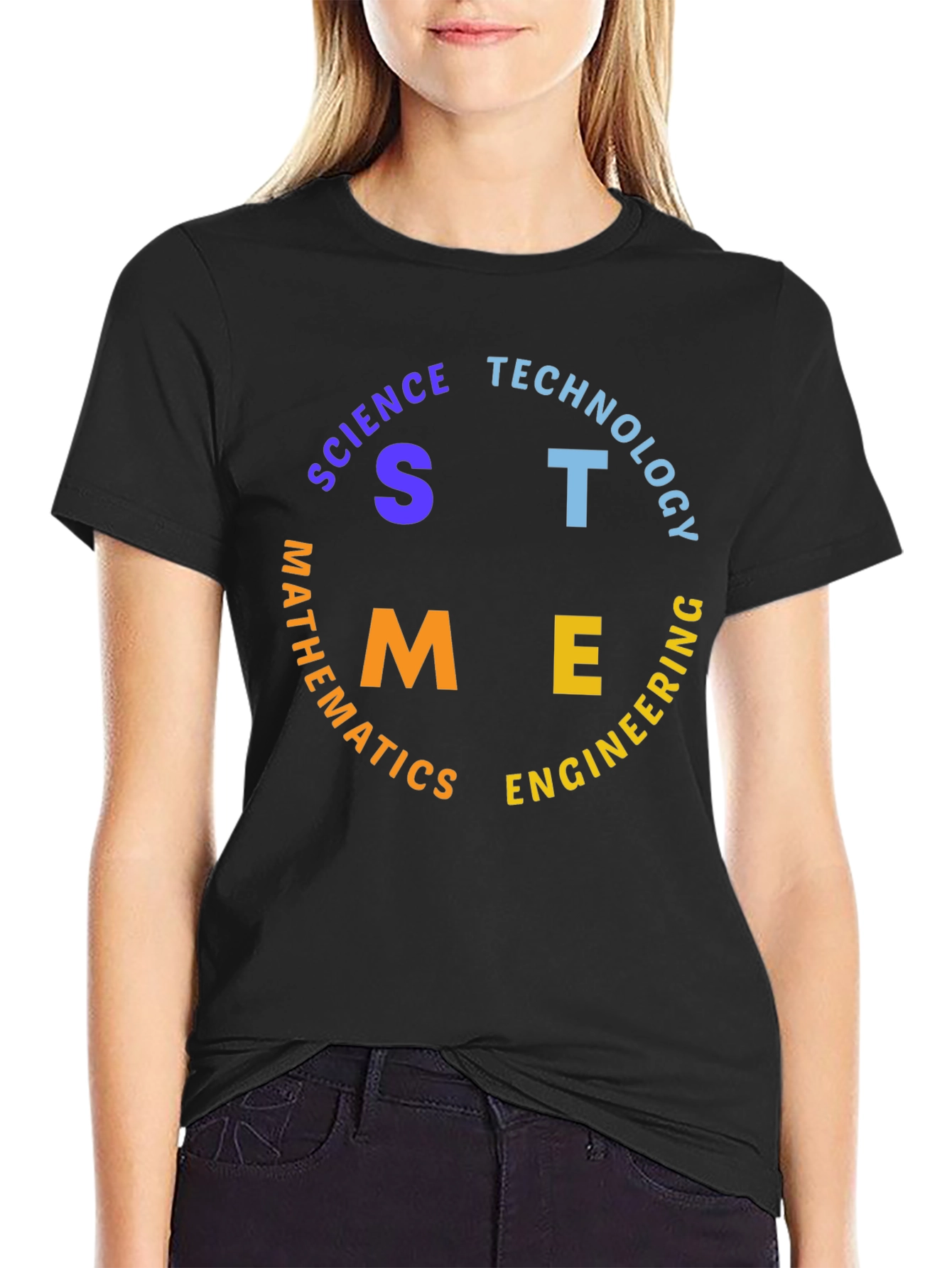 STEM Graphic T-Shirt - Science Tech Engineering Math Tee