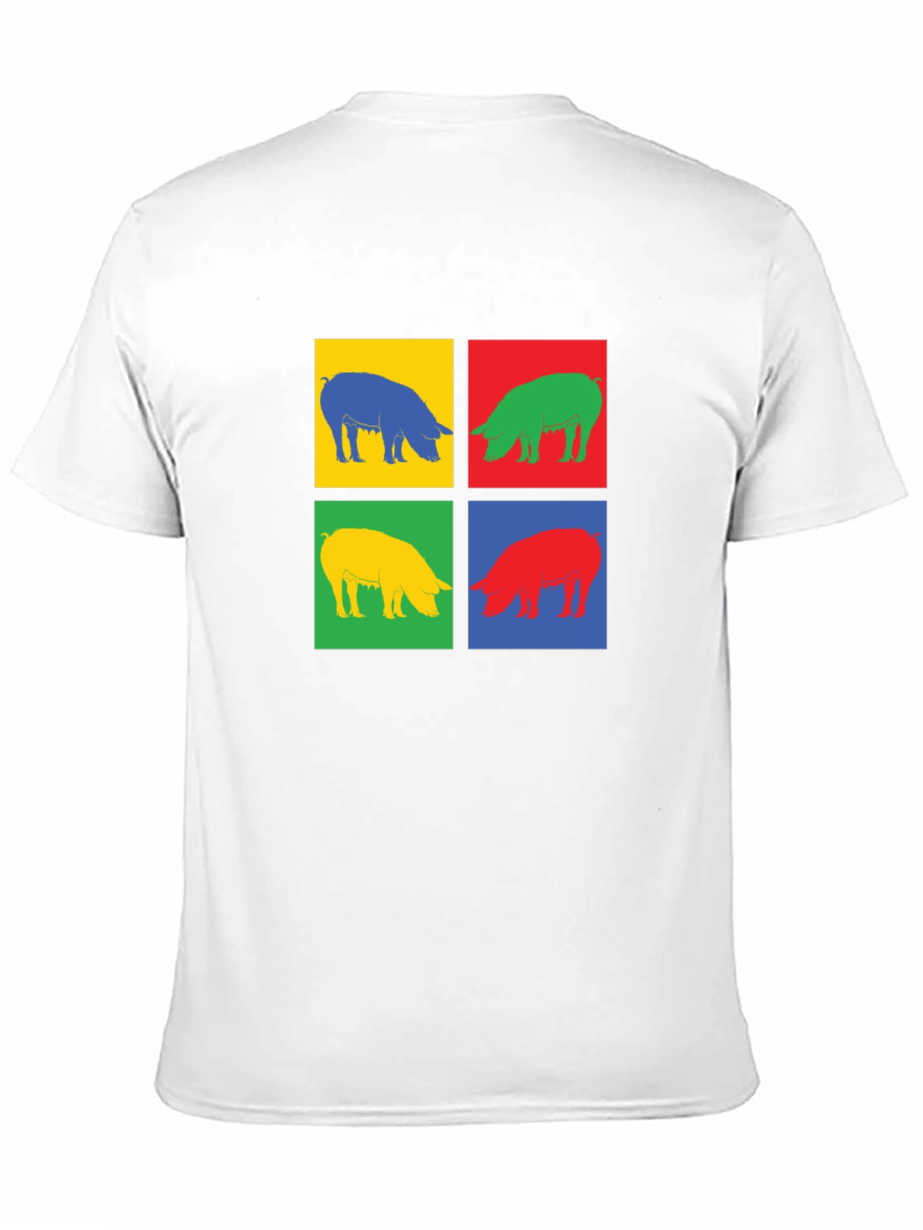 Pop Art Pig Graphic Tee - Trendy & Unique!