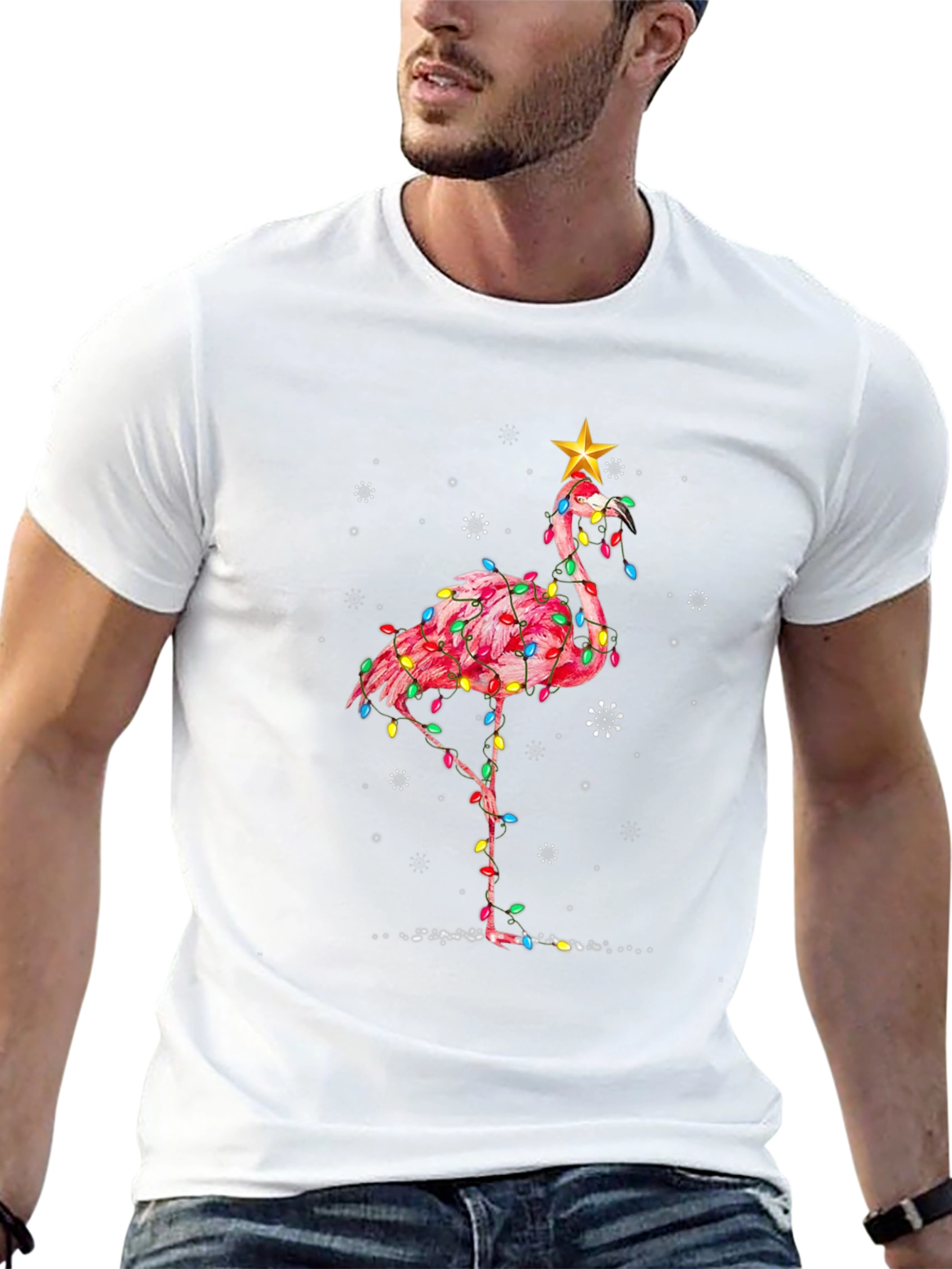 Festive Flamingo T-Shirt