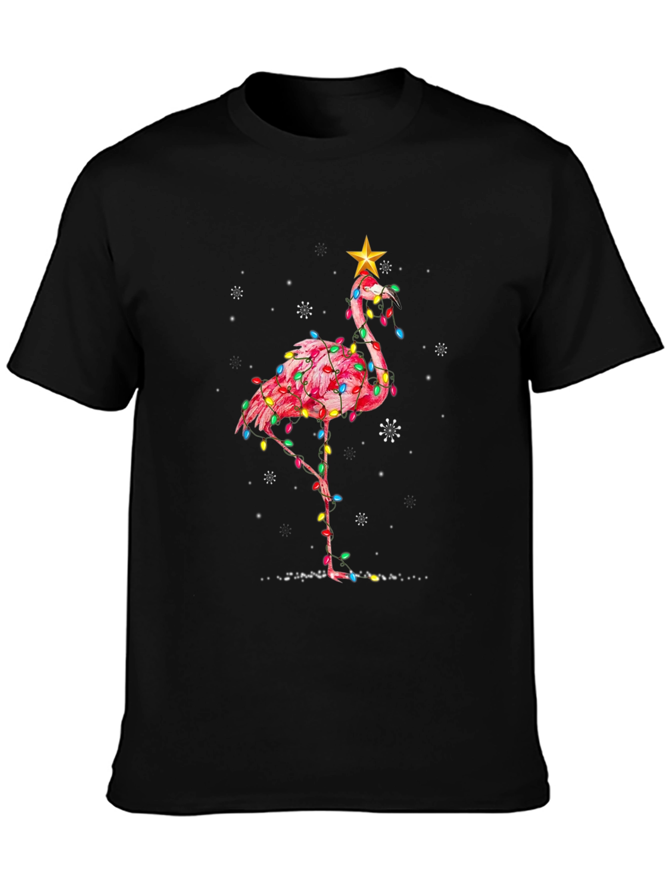 Festive Flamingo T-Shirt