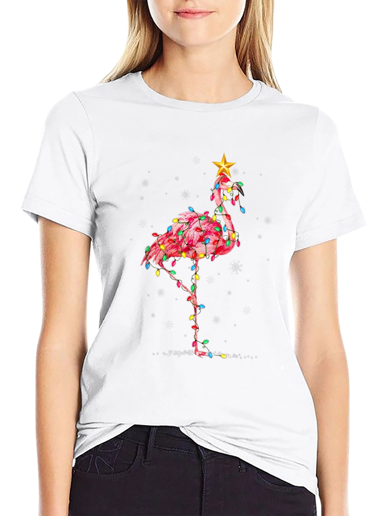 Festive Flamingo T-Shirt