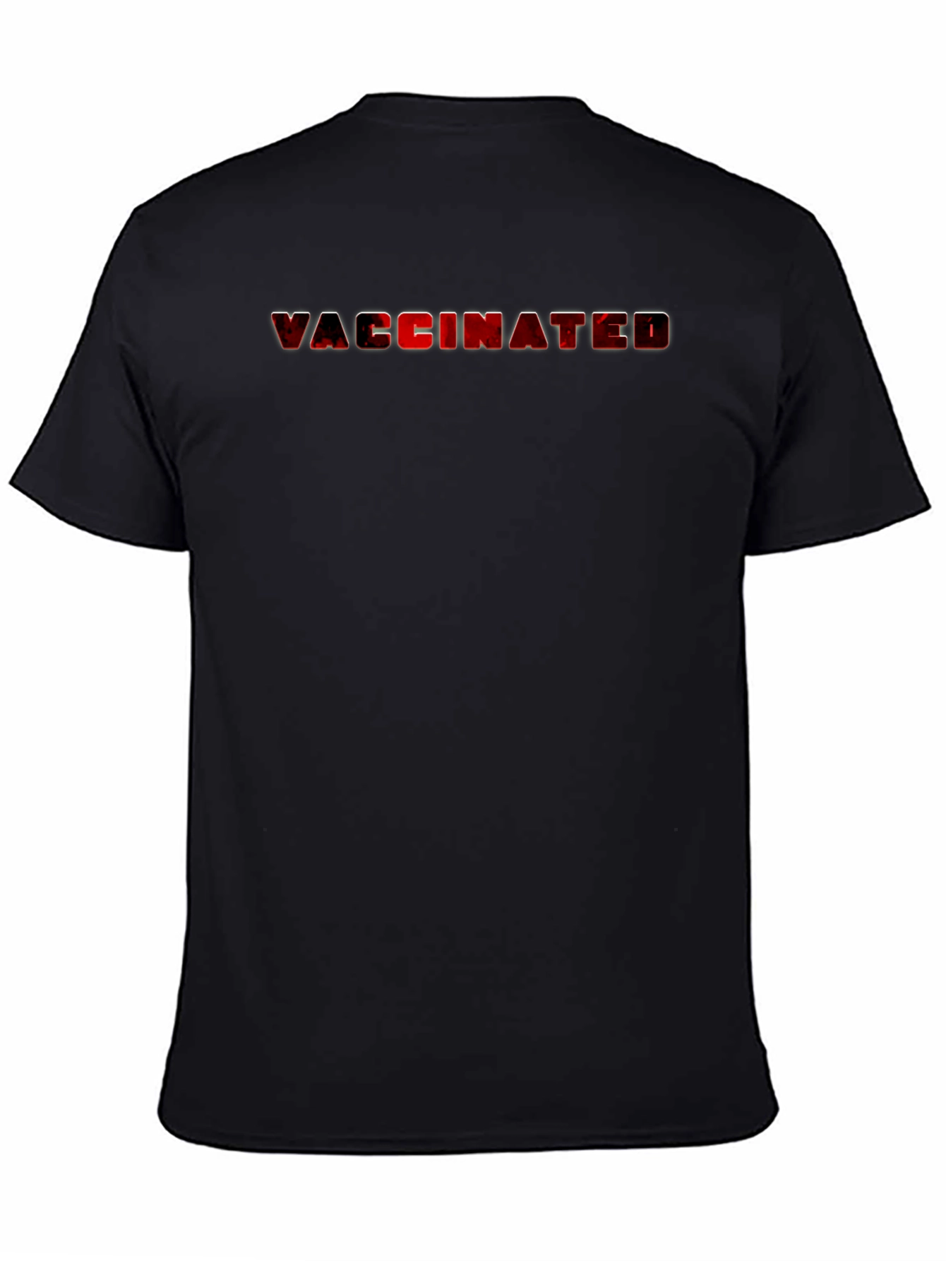 Vaccinated Black T-Shirt - Stand Proud & Protected!