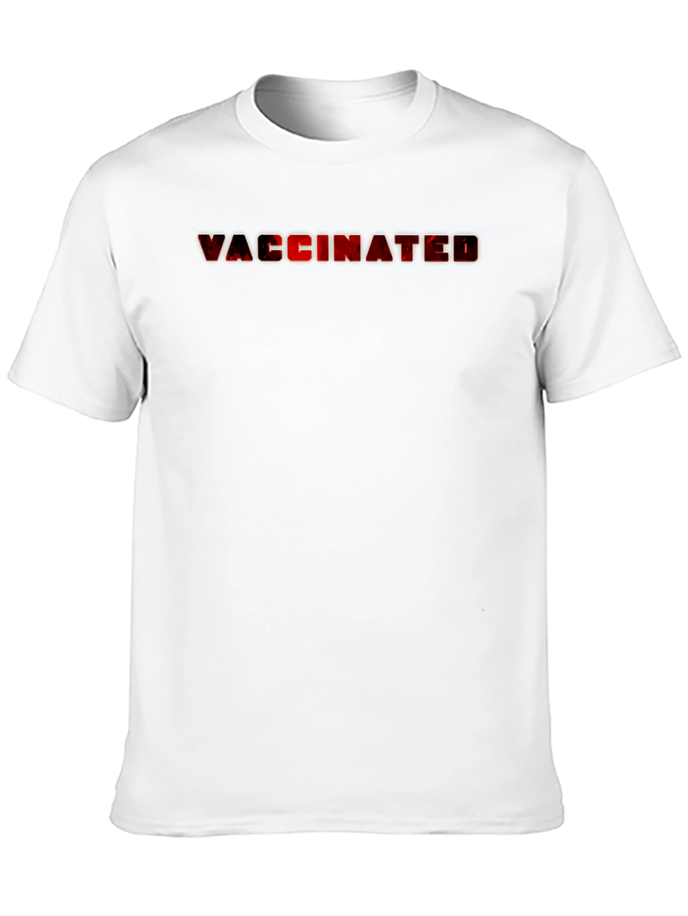 Vaccinated Black T-Shirt - Stand Proud & Protected!