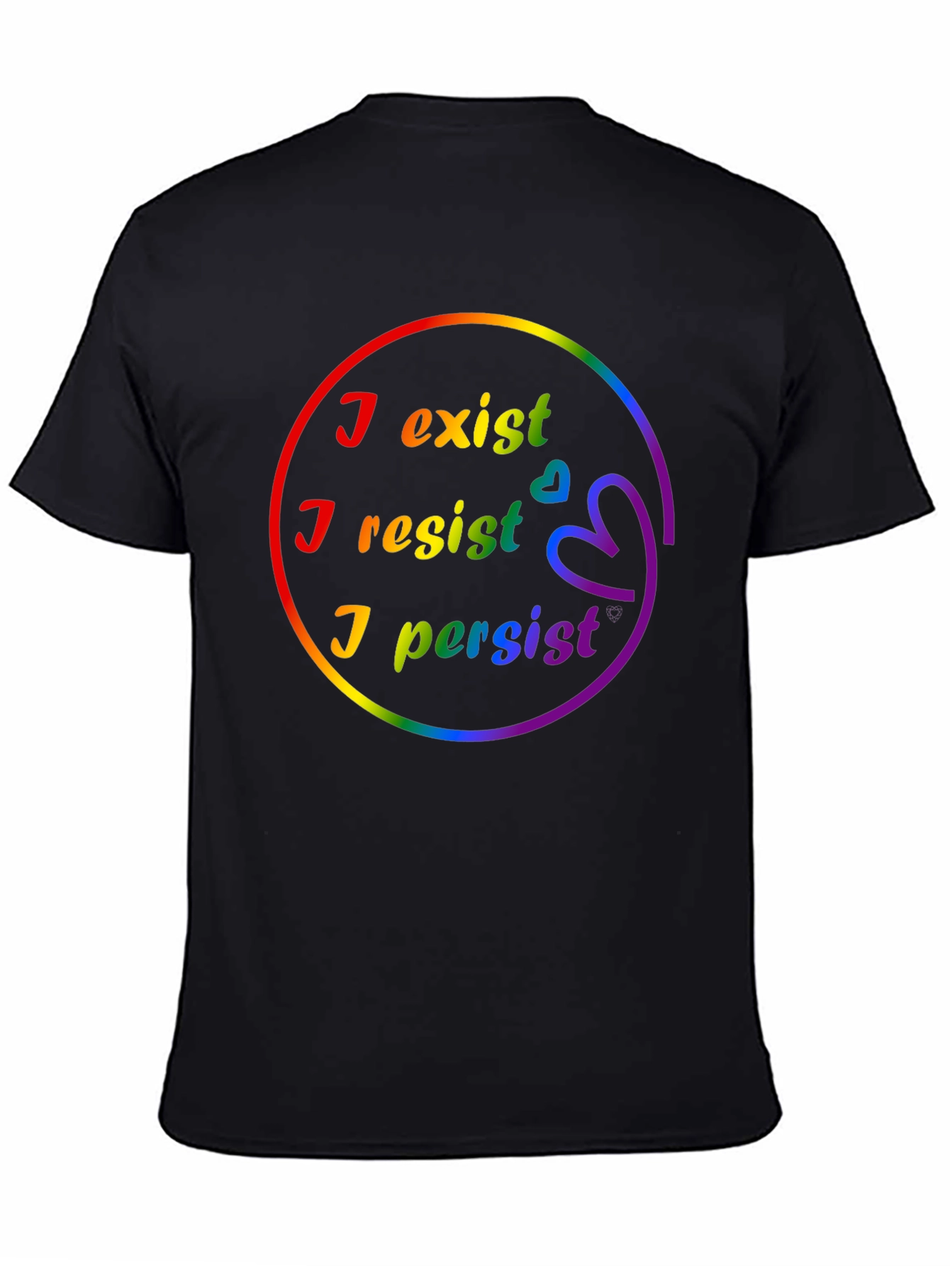 I Exist I Resist I Persist Pride LGBTQ+ T-Shirt