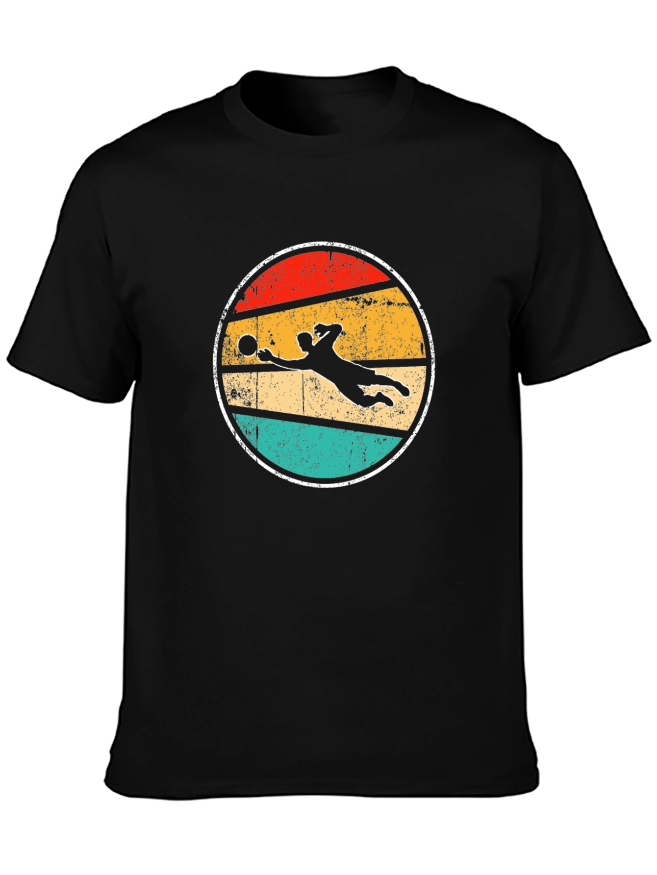 Retro Volleyball Player Graphic Tee