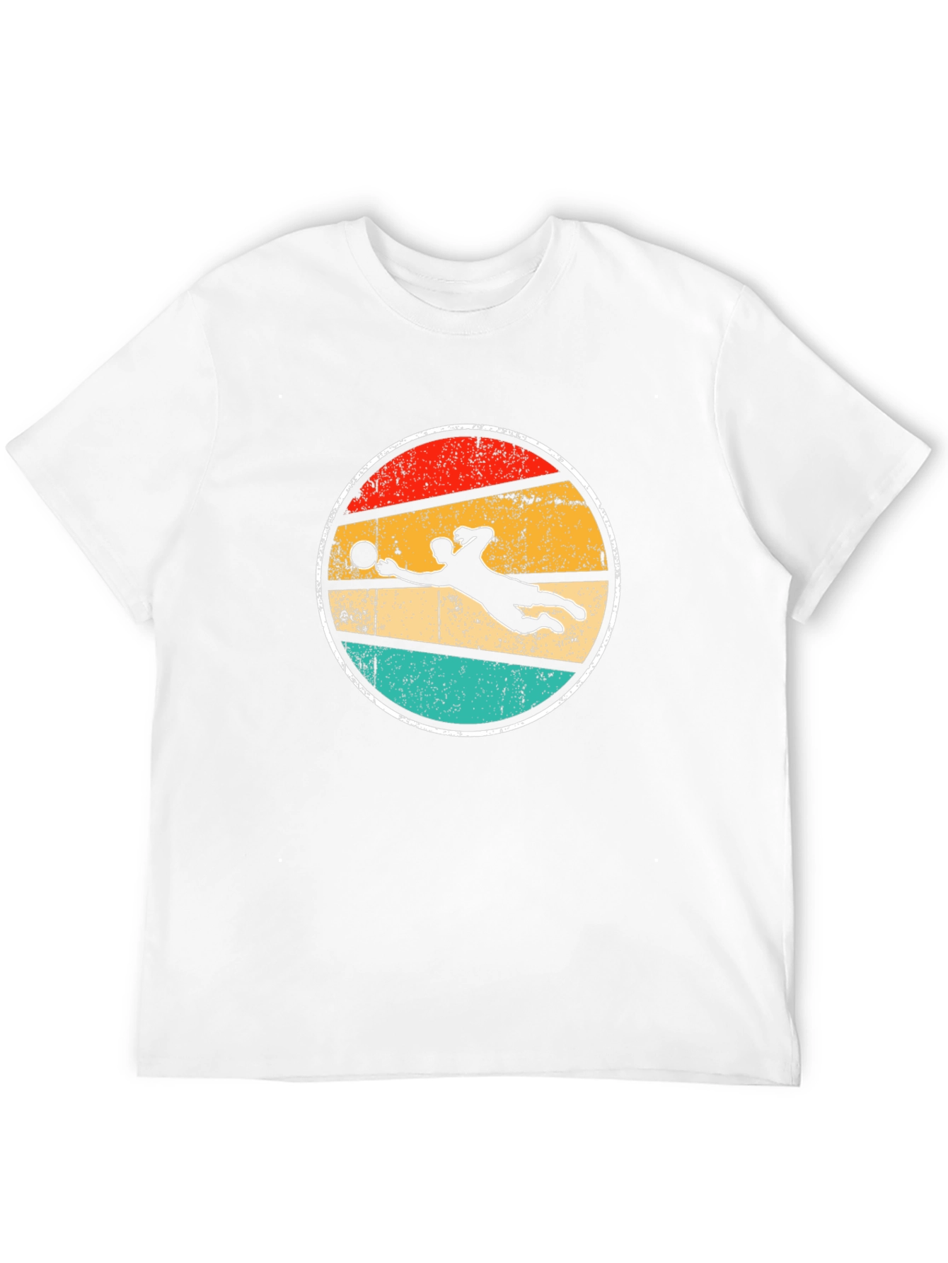 Retro Volleyball Player Graphic Tee