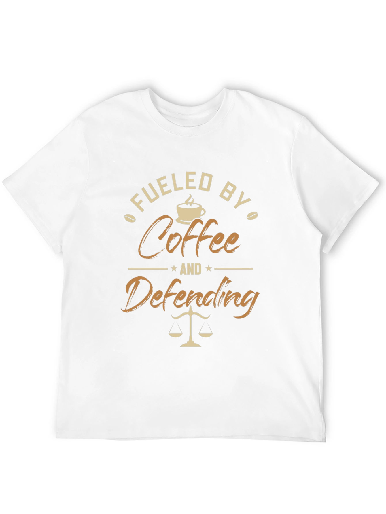 Fueled By Coffee Defending T-Shirt