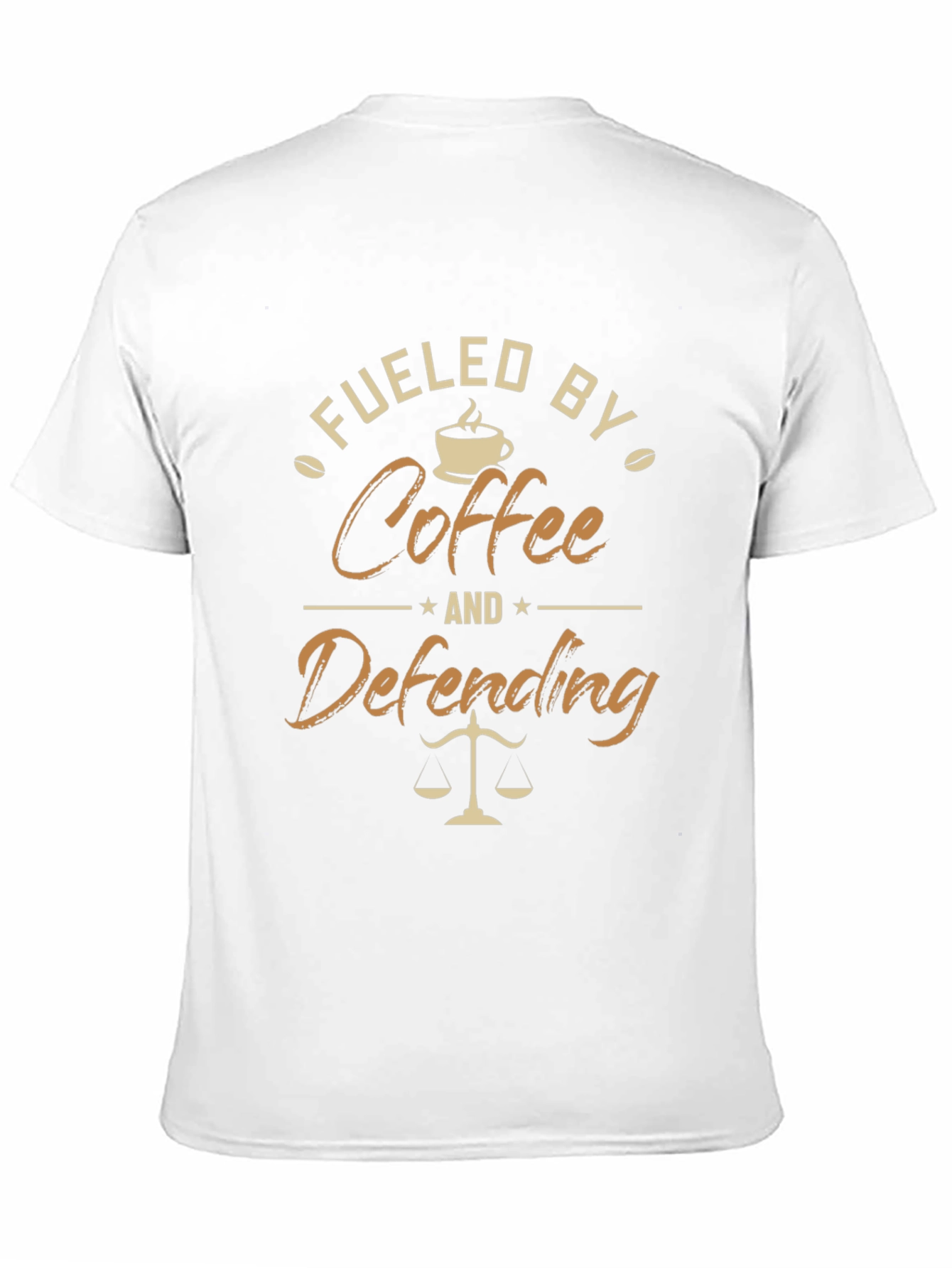Fueled By Coffee Defending T-Shirt