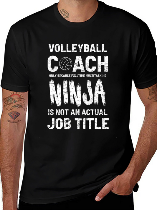 Volleyball Coach Ninja T-Shirt