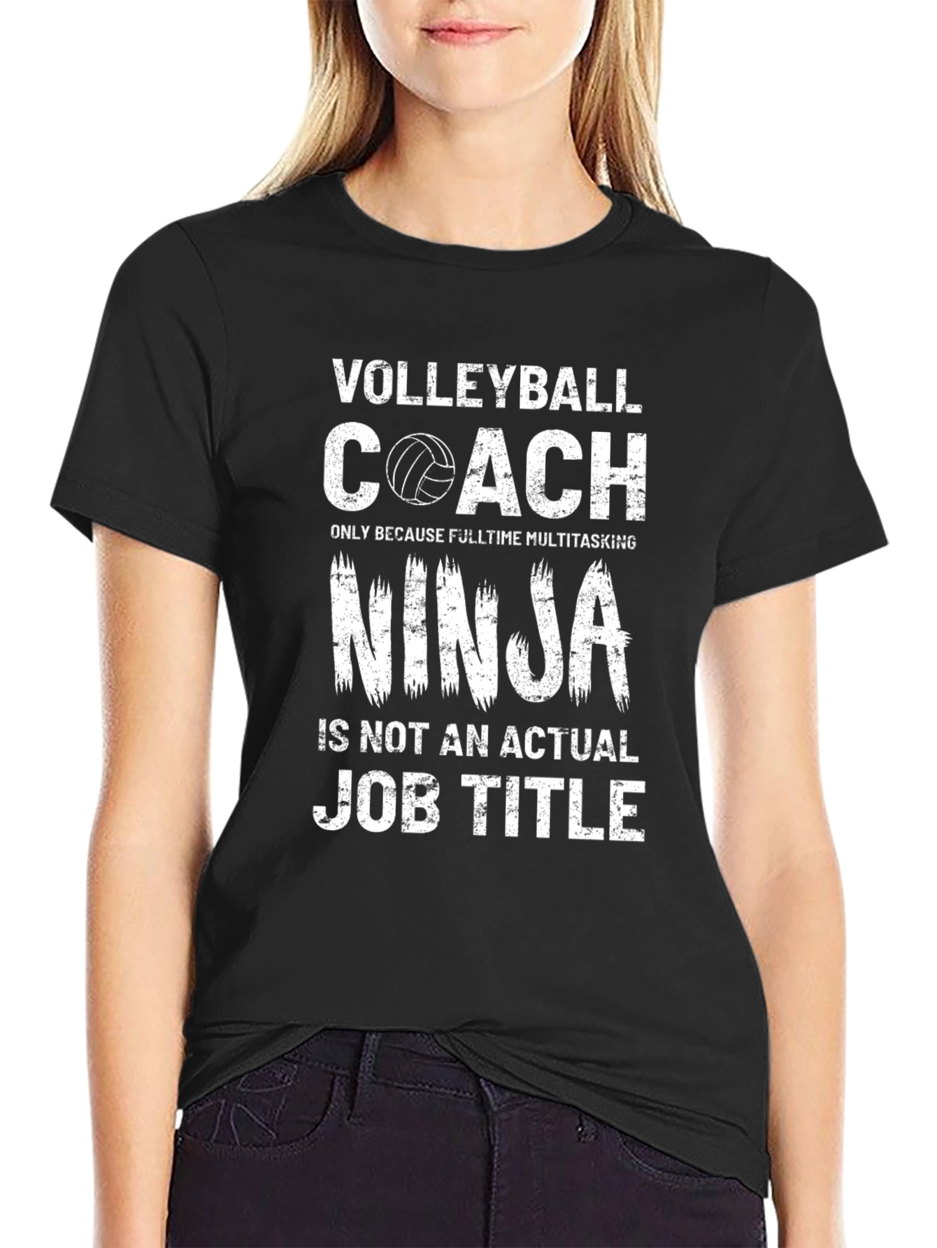 Volleyball Coach Ninja T-Shirt
