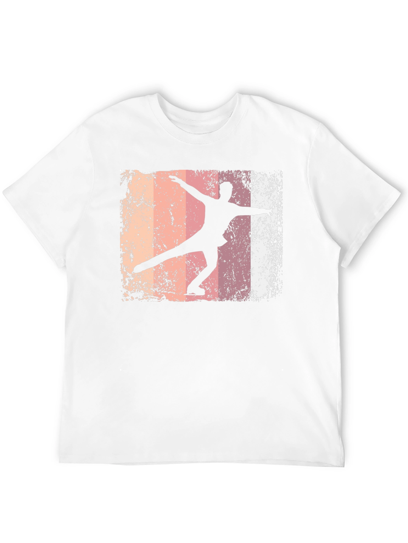 Figure Skater Graphic Tee - Retro Style