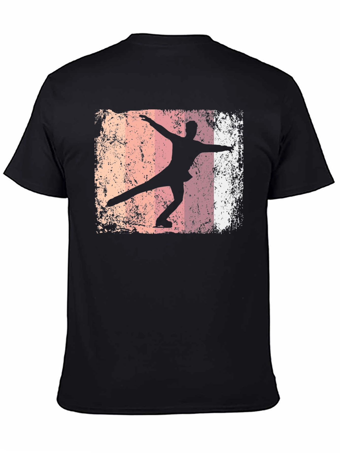 Figure Skater Graphic Tee - Retro Style